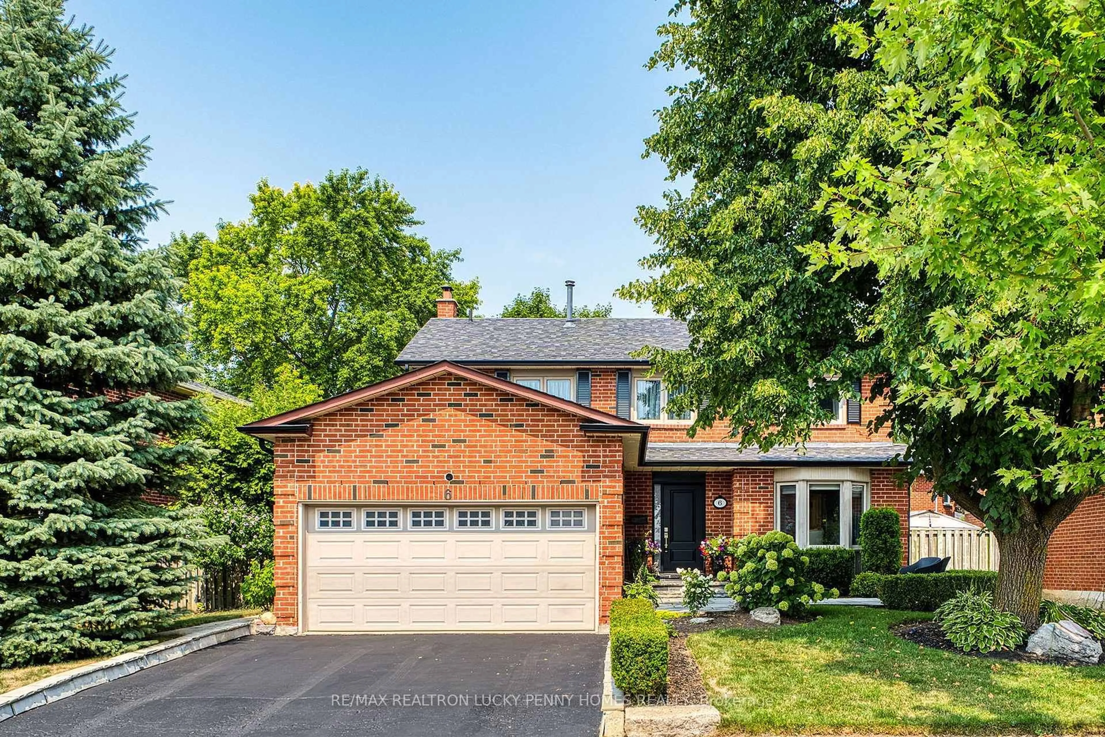 Home with brick exterior material, street for 6 Larkin Ave, Markham Ontario L3P 4R2