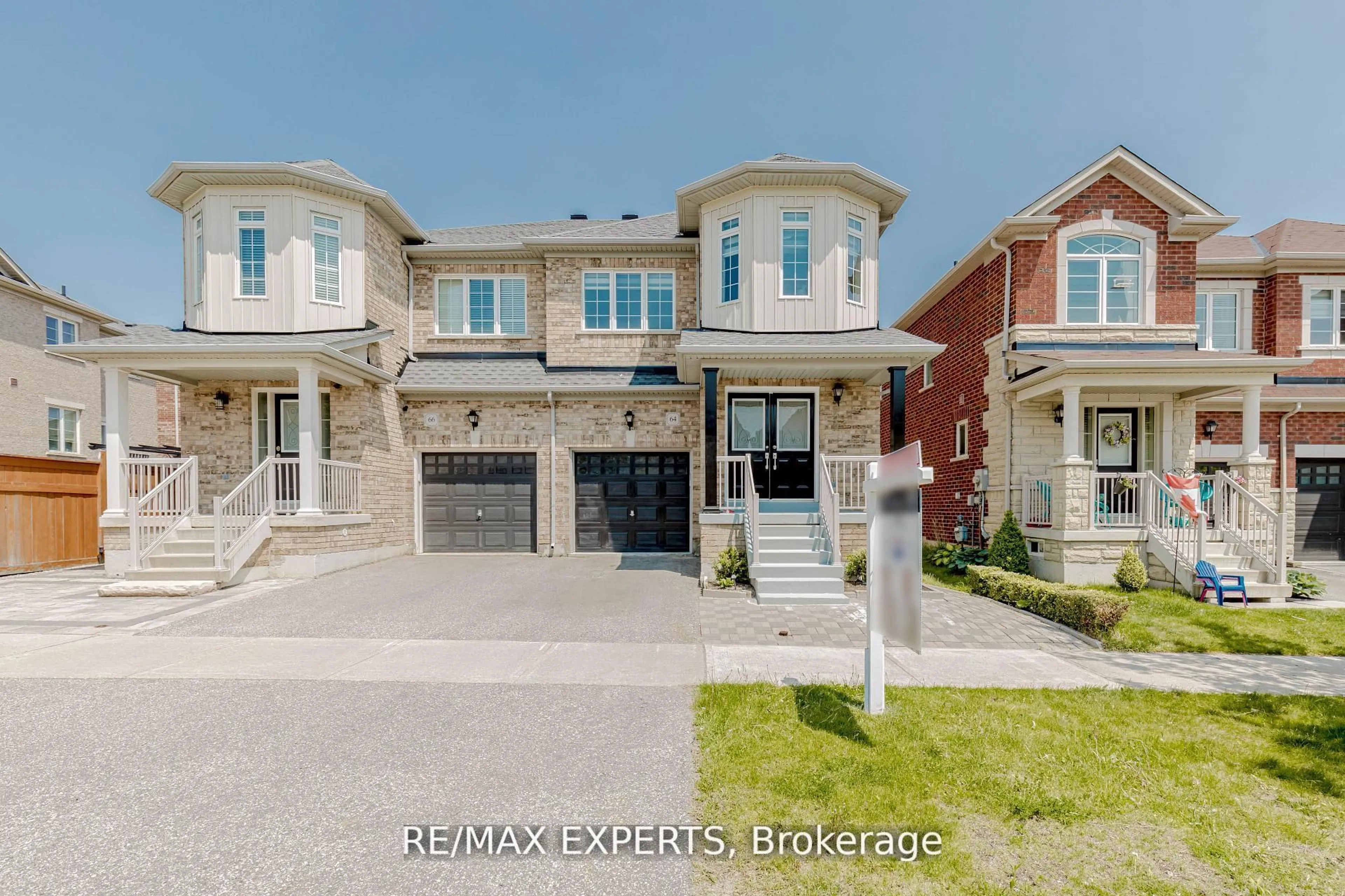 Home with brick exterior material, street for 64 Peppertree Lane, Whitchurch-Stouffville Ontario L4A 0M8