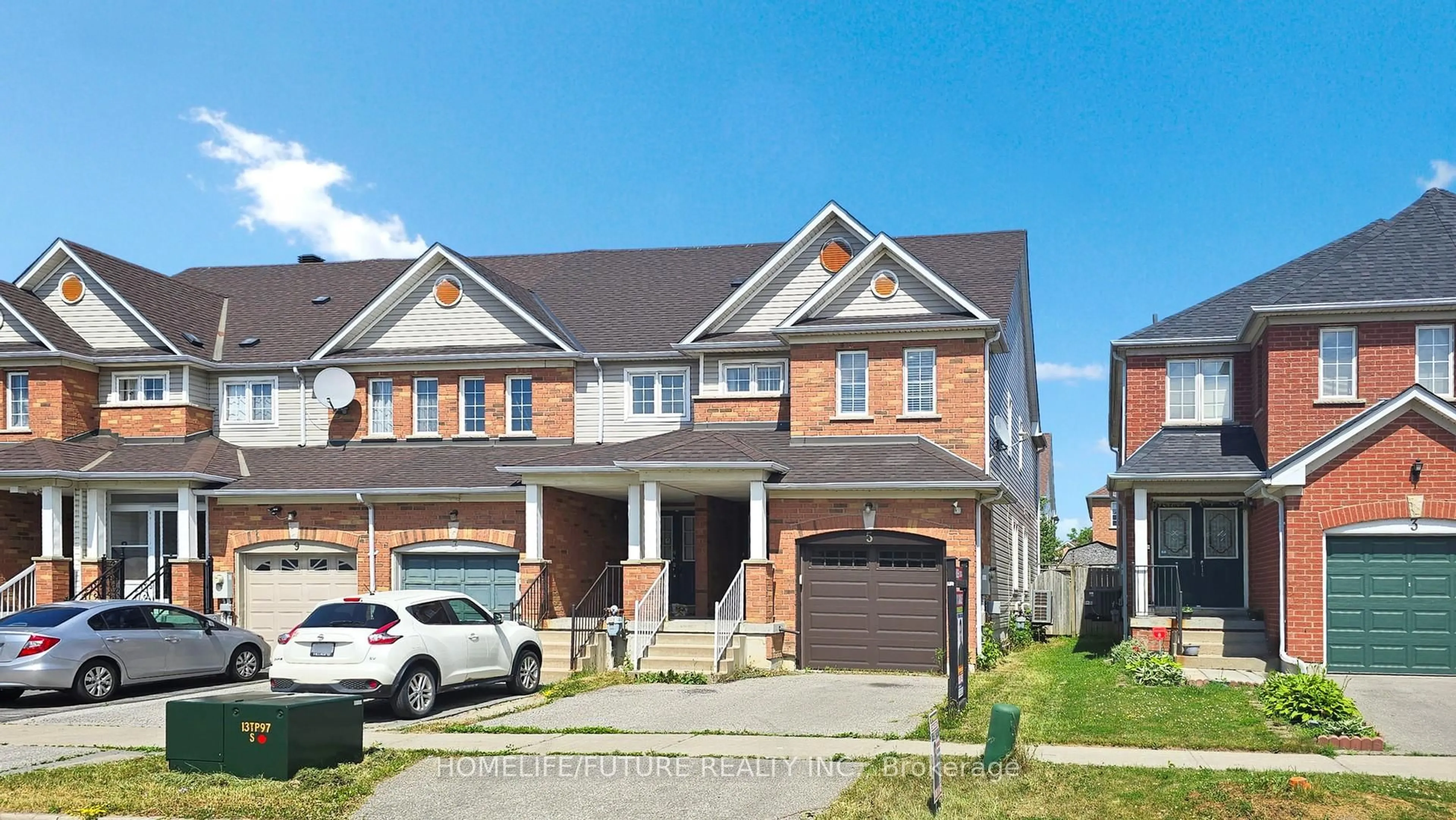 Home with brick exterior material, street for 5 Holloway Rd, Markham Ontario L3S 4P4