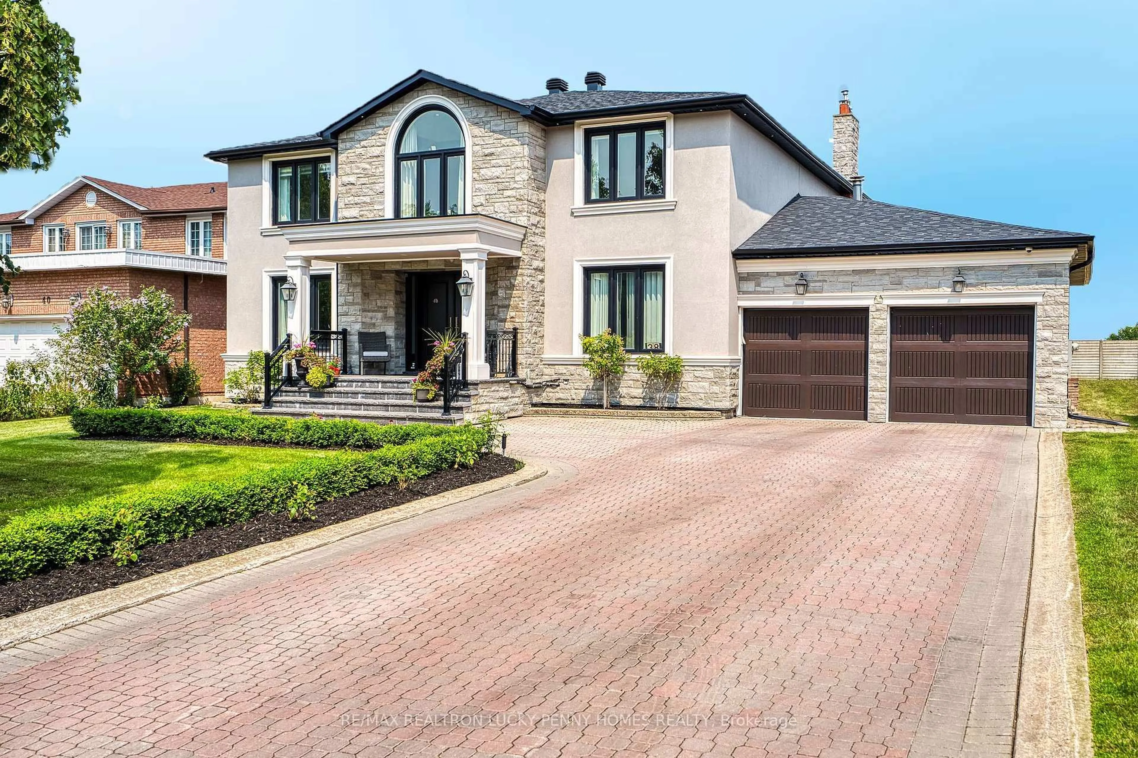 Home with brick exterior material, street for 38 Beckenridge Dr, Markham Ontario L3S 2V7