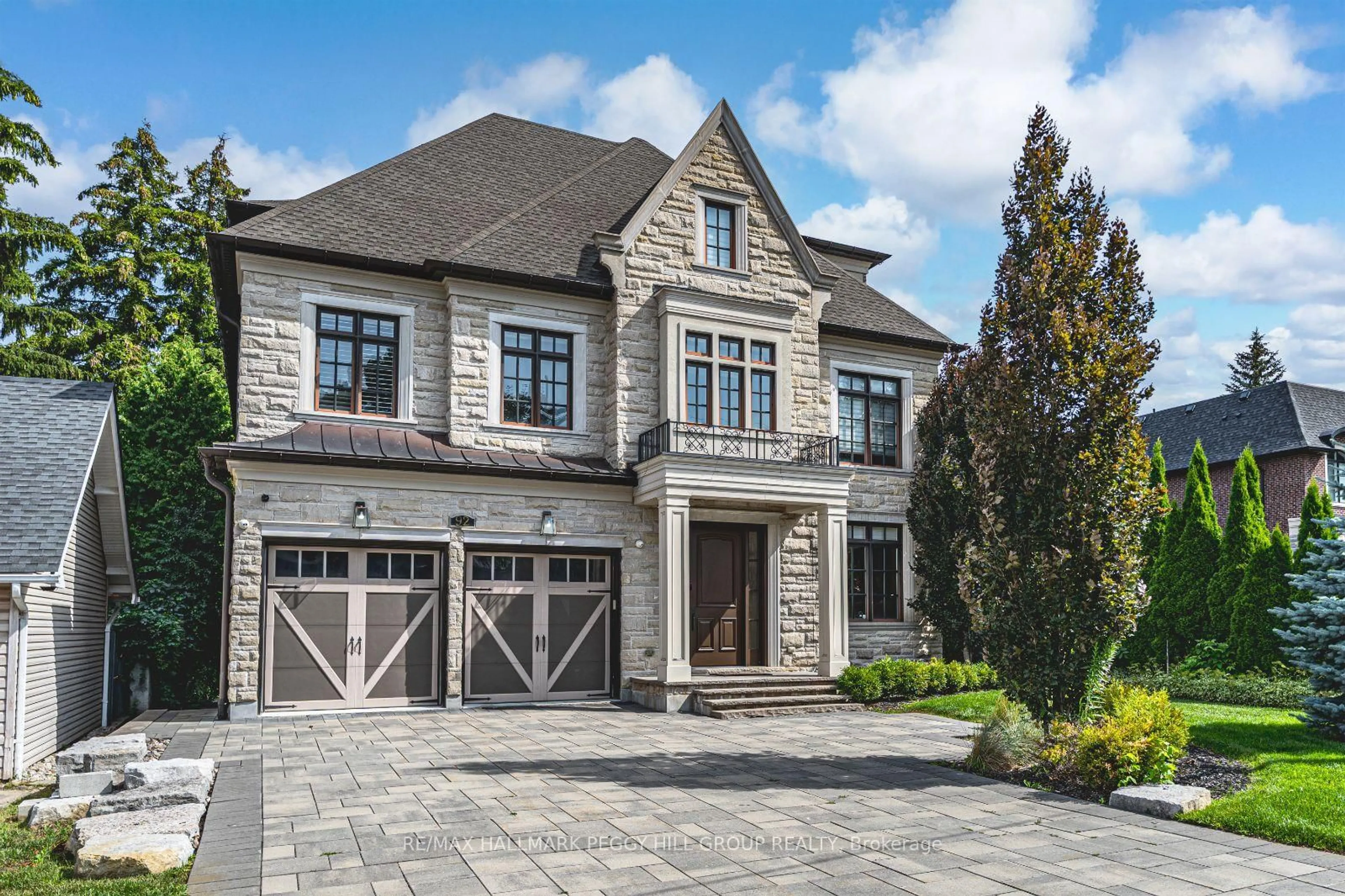 Home with brick exterior material, street for 92 Tyler St, Aurora Ontario L4G 2N3