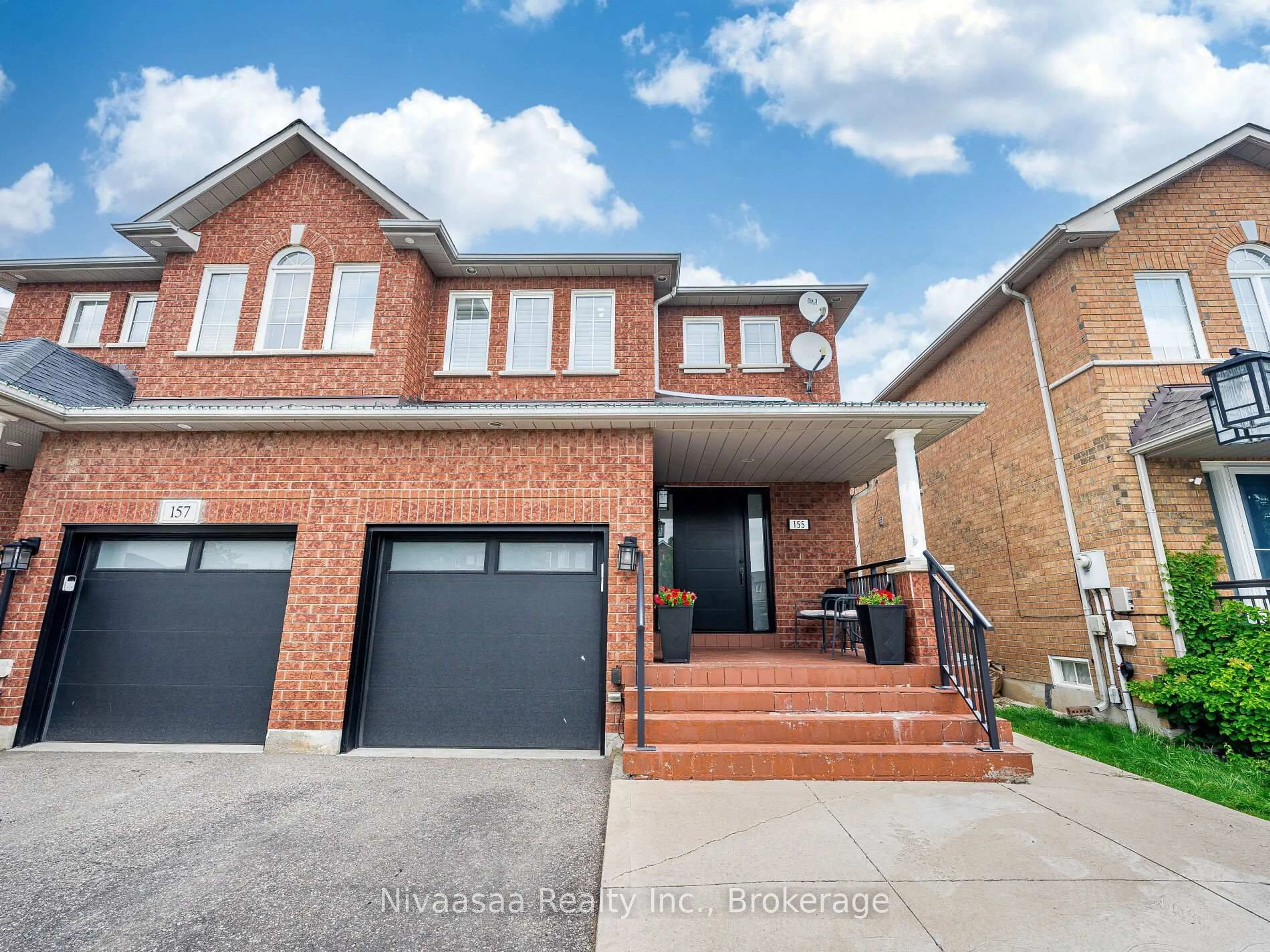 Home with brick exterior material, street for 155 Castle Park Blvd, Vaughan Ontario L4H 1X5