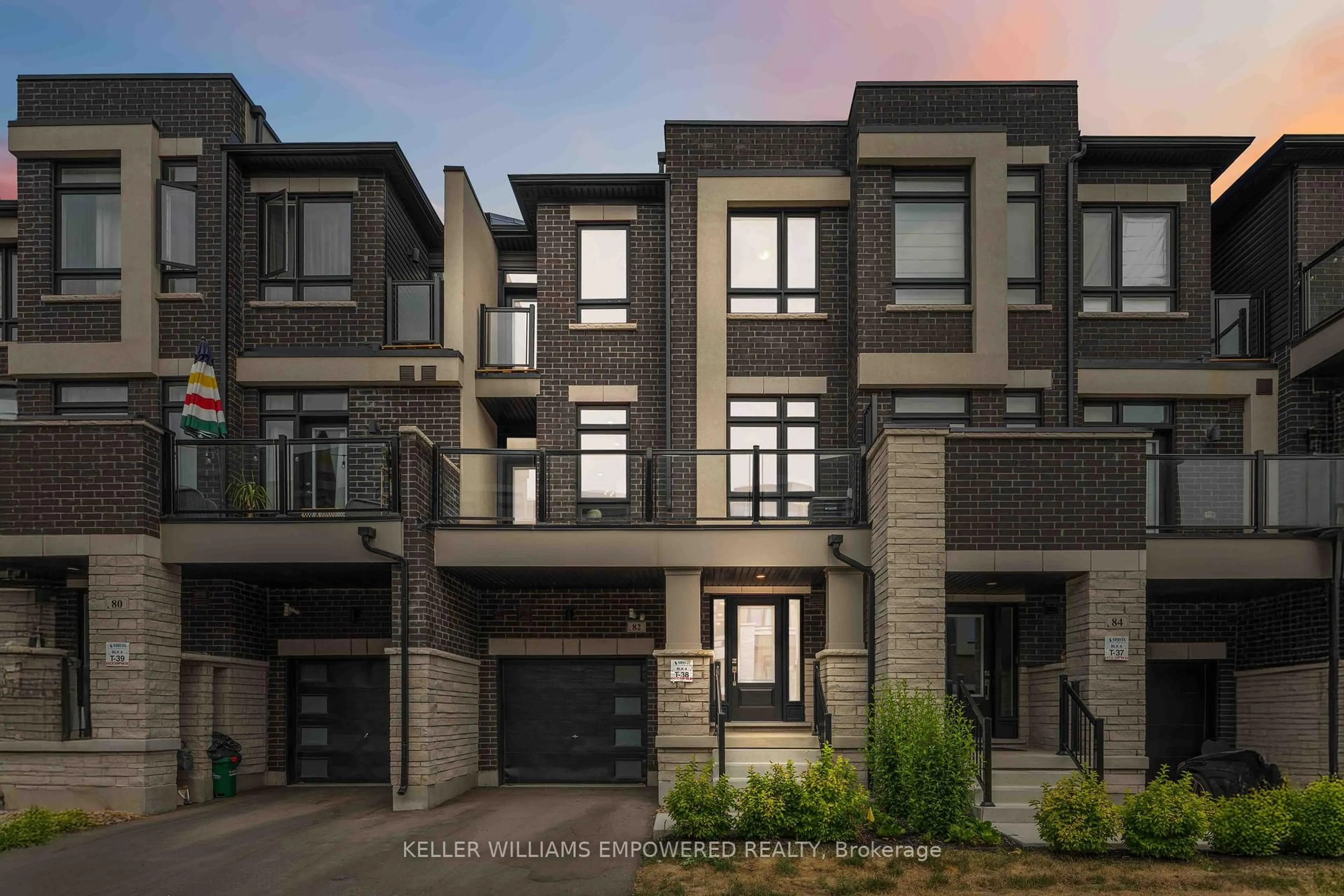 Home with brick exterior material, street for 82 Riley Reed Lane, Richmond Hill Ontario L4S 0M3