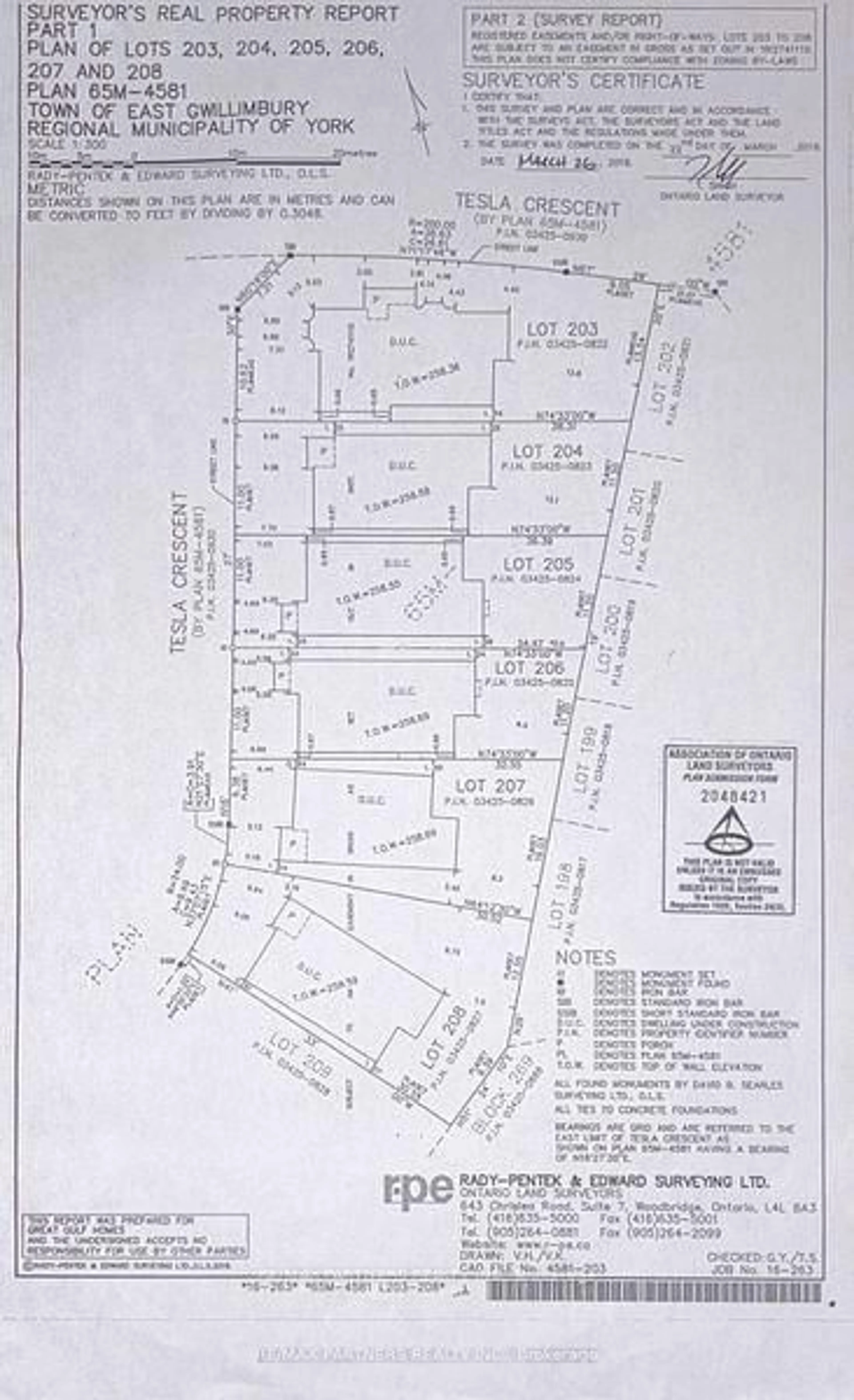 Floor plan for 78 Telsa Cres, East Gwillimbury Ontario L9N 0T3