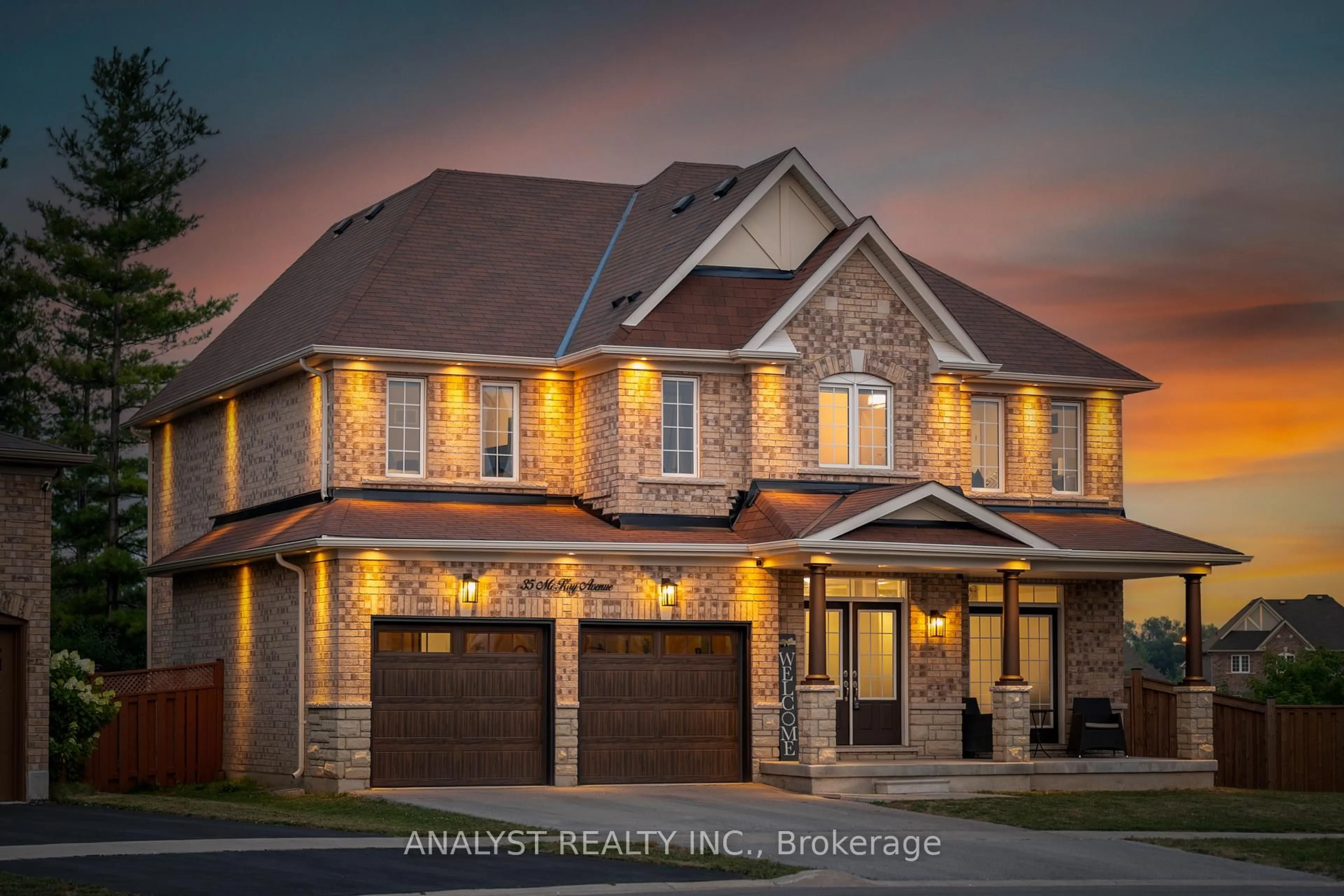Home with brick exterior material, street for 35 Mckay Ave, New Tecumseth Ontario L0G 1W0