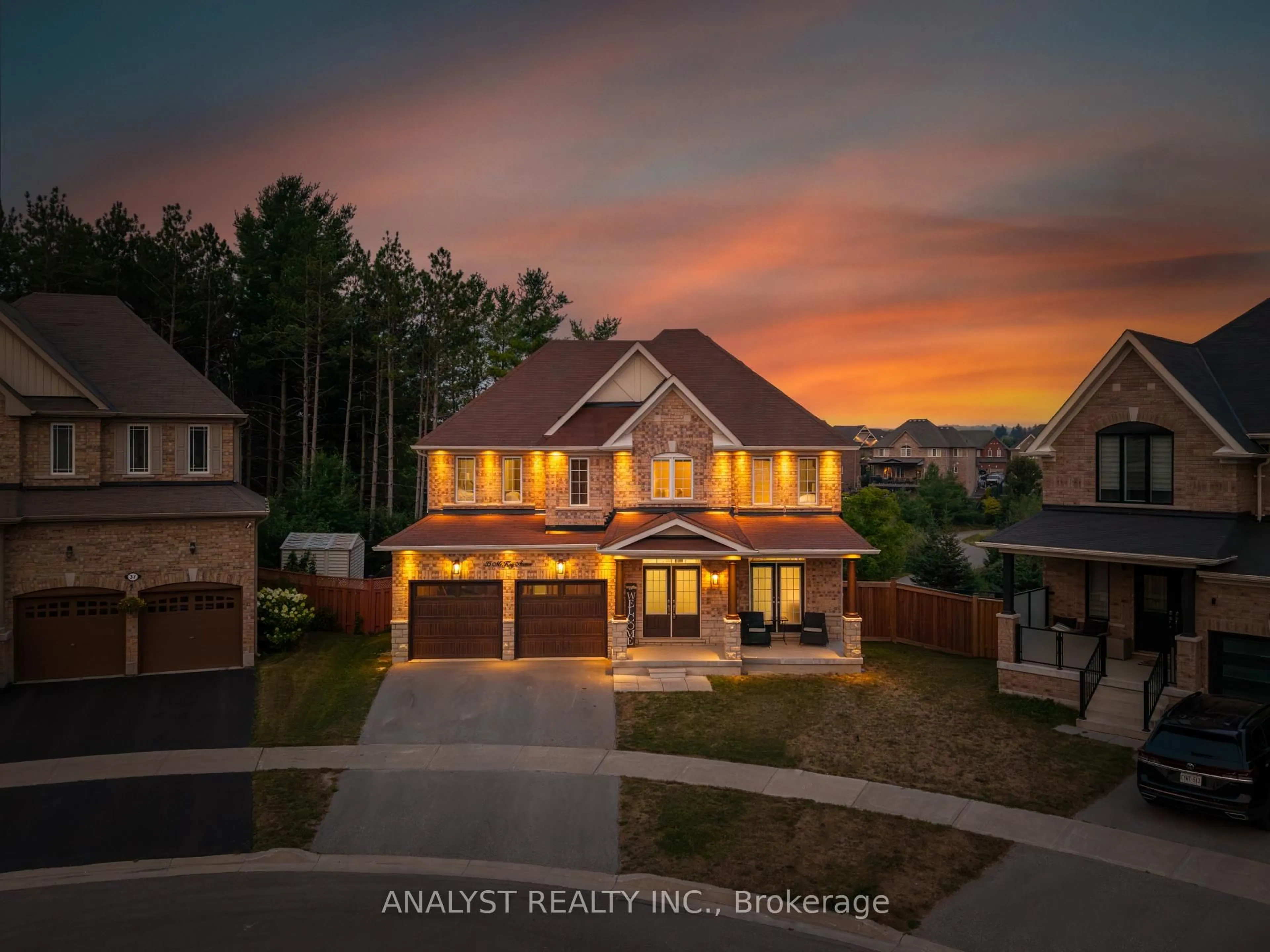 A pic from outside/outdoor area/front of a property/back of a property/a pic from drone, street for 35 Mckay Ave, New Tecumseth Ontario L0G 1W0
