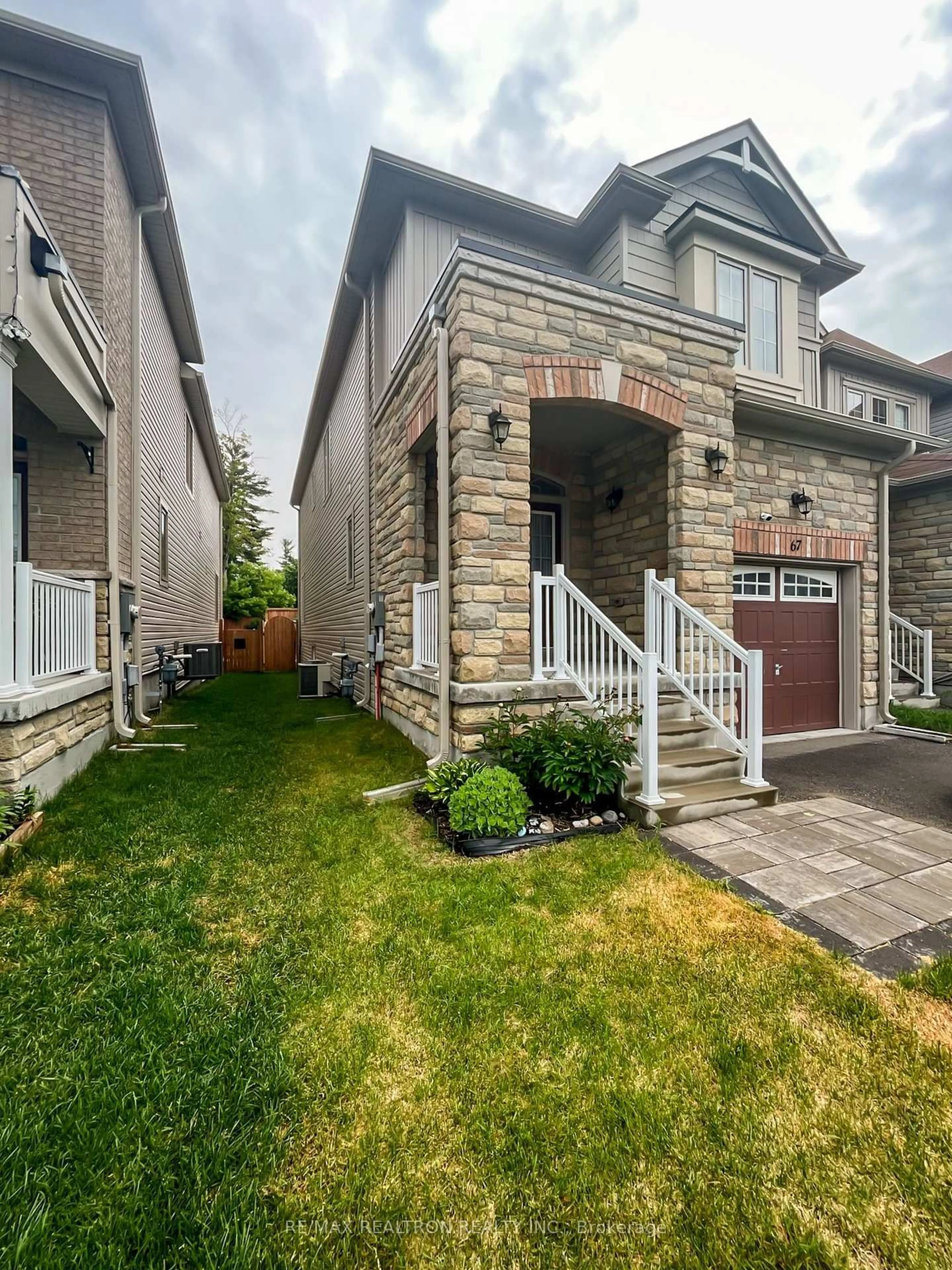 Home with brick exterior material, street for 67 Greenwood Dr, Essa Ontario L0M 1B5