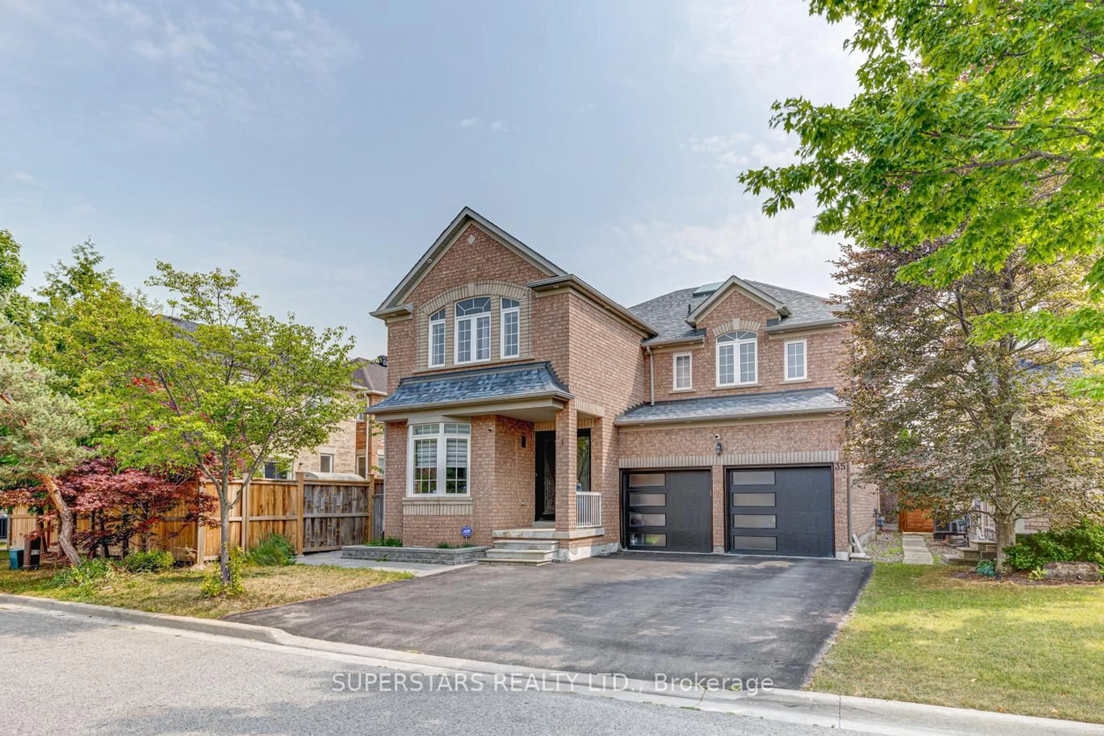 Home with brick exterior material, street for 35 Chasser Dr, Markham Ontario L6E 1S6