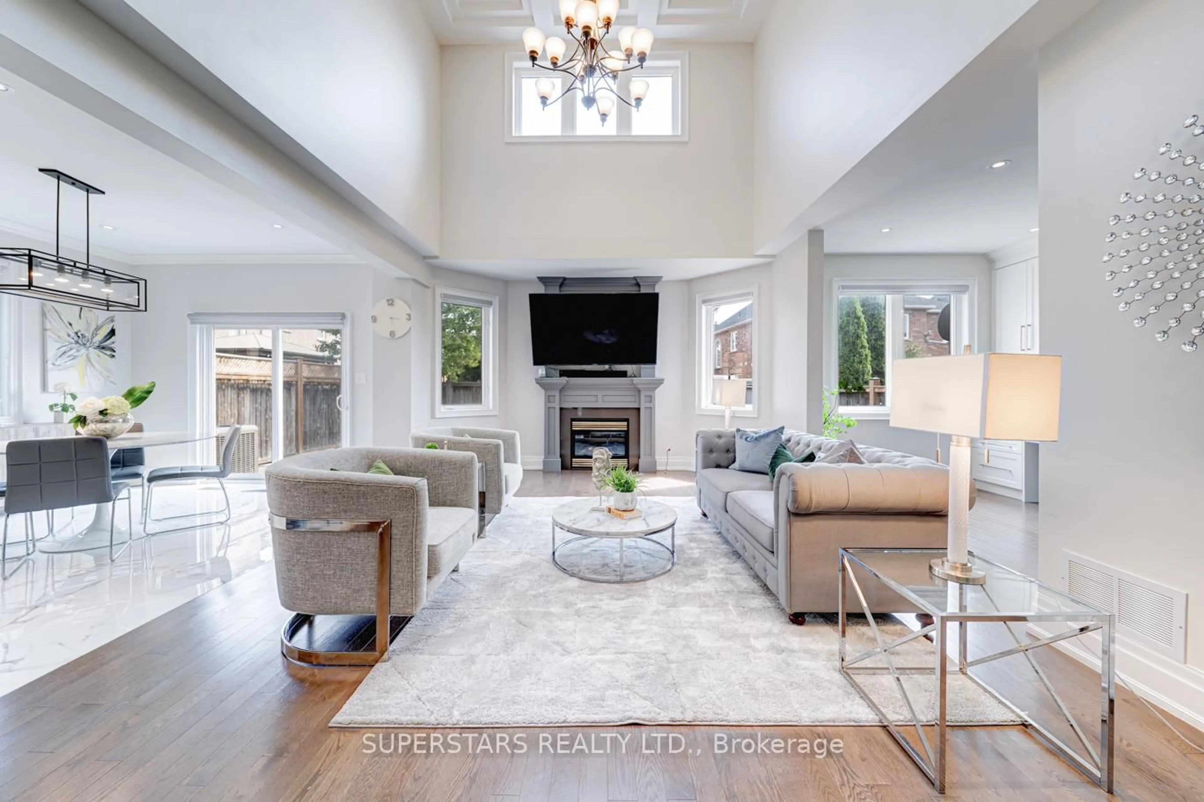 Living room with furniture, unknown for 35 Chasser Dr, Markham Ontario L6E 1S6
