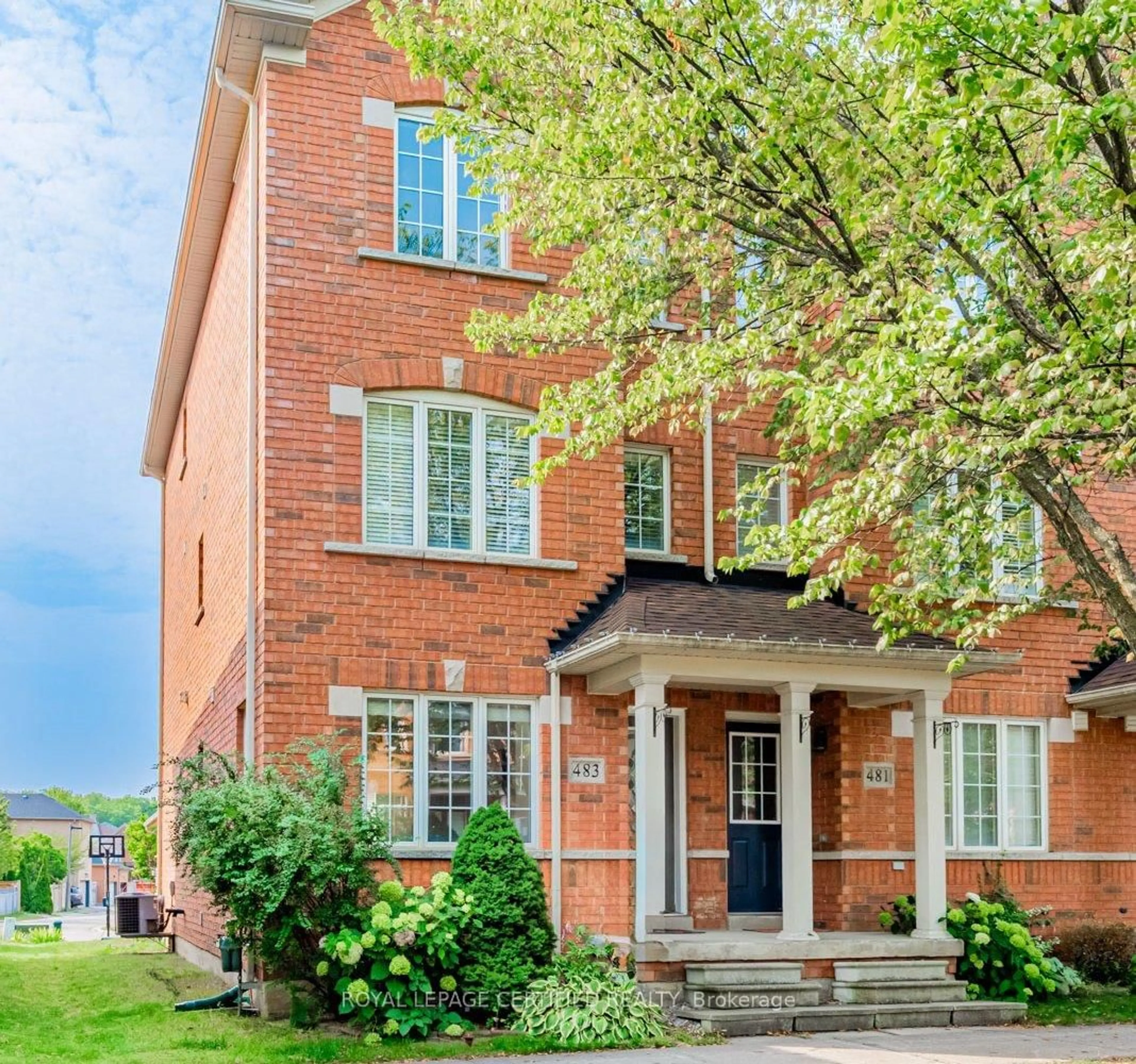 Home with brick exterior material, street for 483 White's Hill Ave, Markham Ontario L6B 0J8