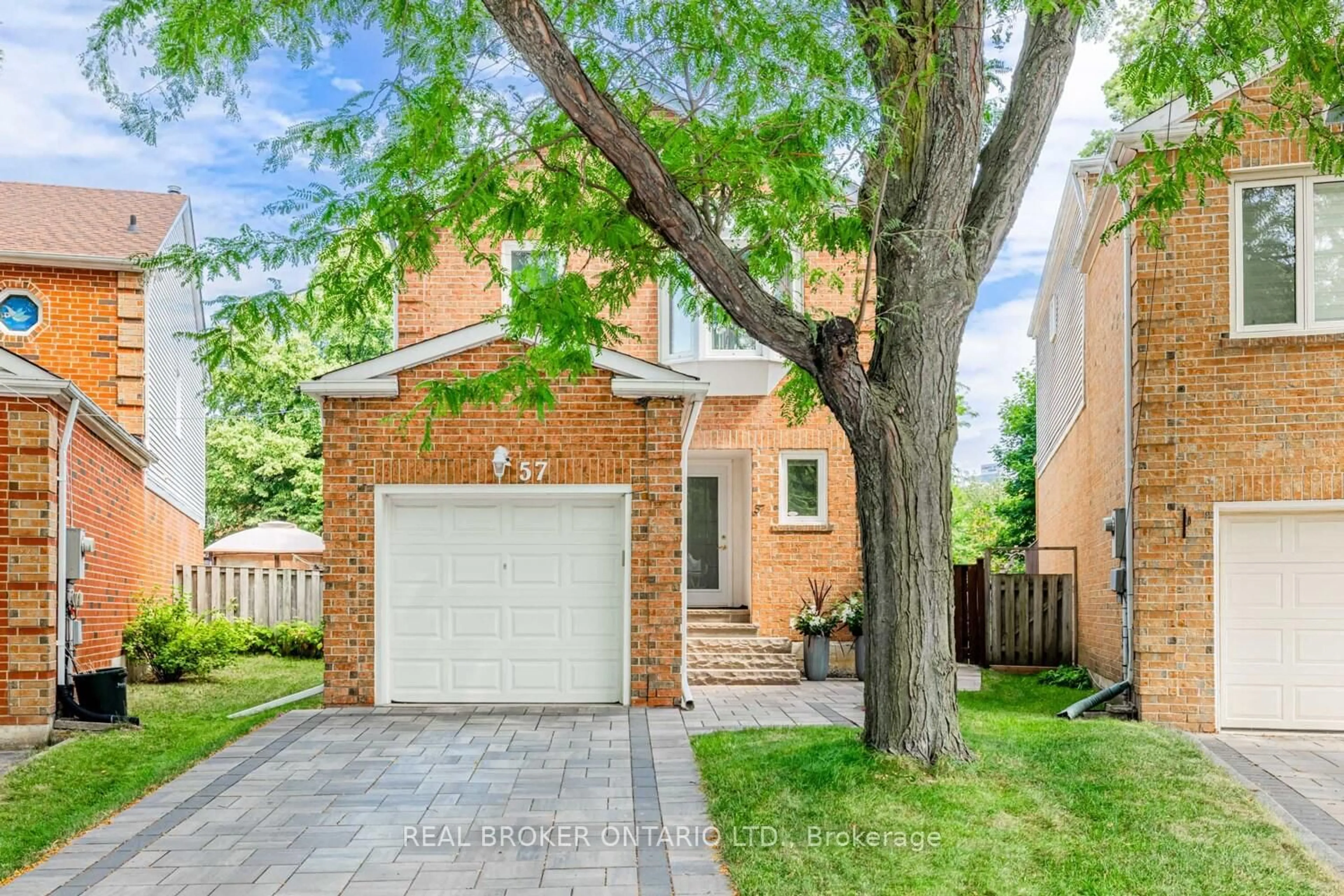 Home with brick exterior material, street for 57 Glenmanor Way, Vaughan Ontario L4J 3A3