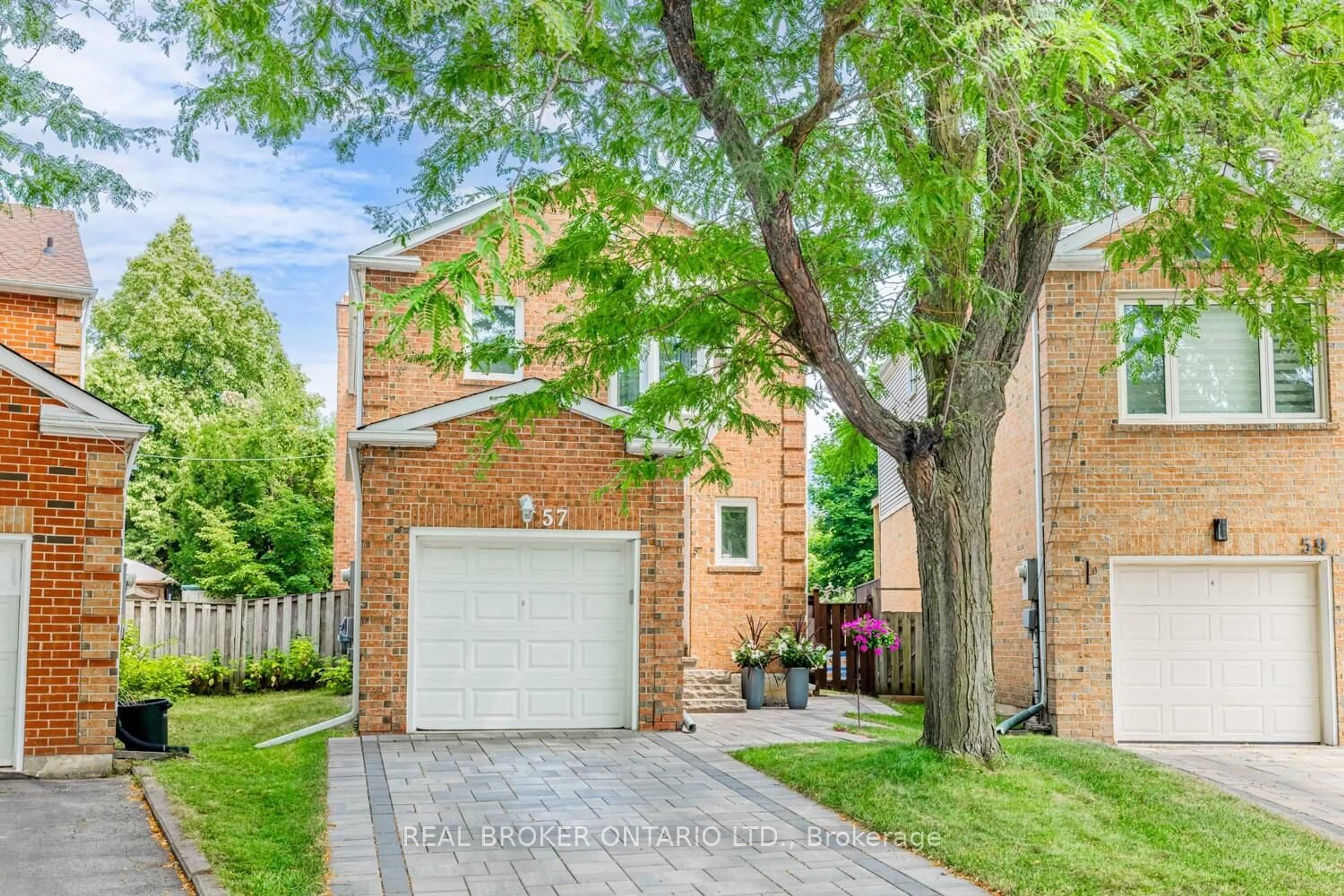 Home with brick exterior material, street for 57 Glenmanor Way, Vaughan Ontario L4J 3A3