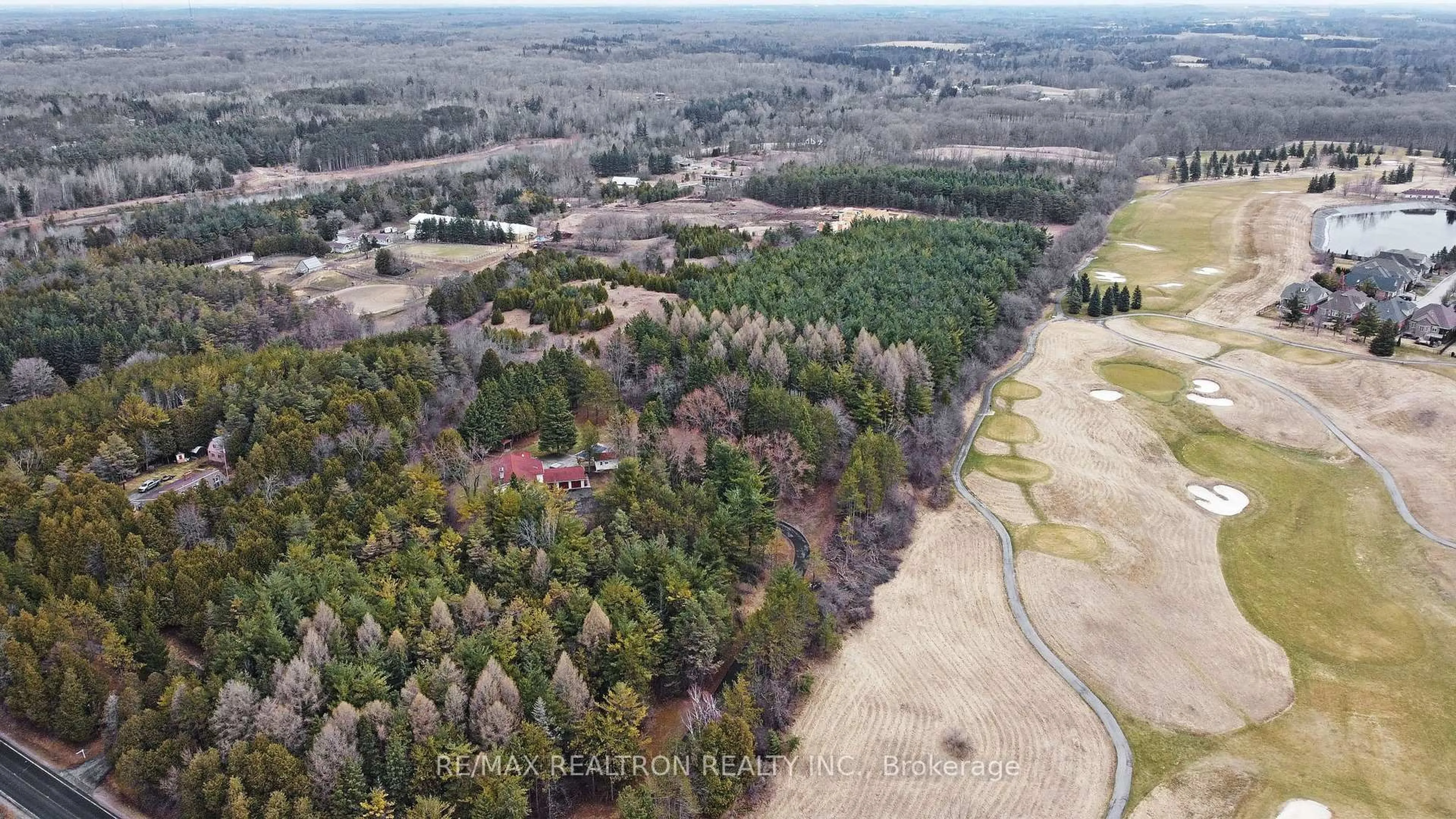 A pic from outside/outdoor area/front of a property/back of a property/a pic from drone, forest/trees view for 14401 Warden Ave, Whitchurch-Stouffville Ontario L4A 7X5