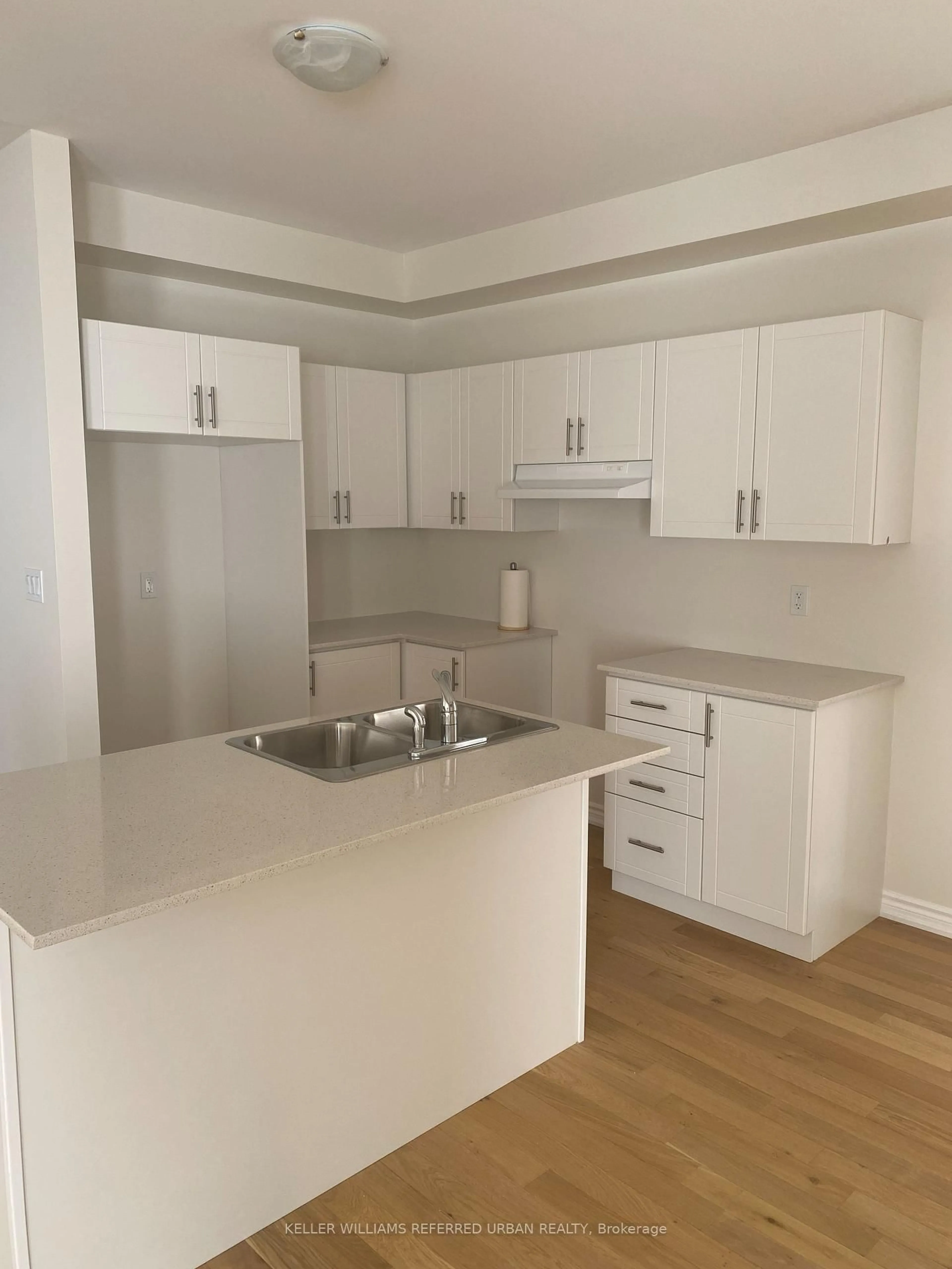 Standard kitchen, wood/laminate floor for 27 Lawrence D. Pridham Ave, New Tecumseth Ontario L9R 1V4