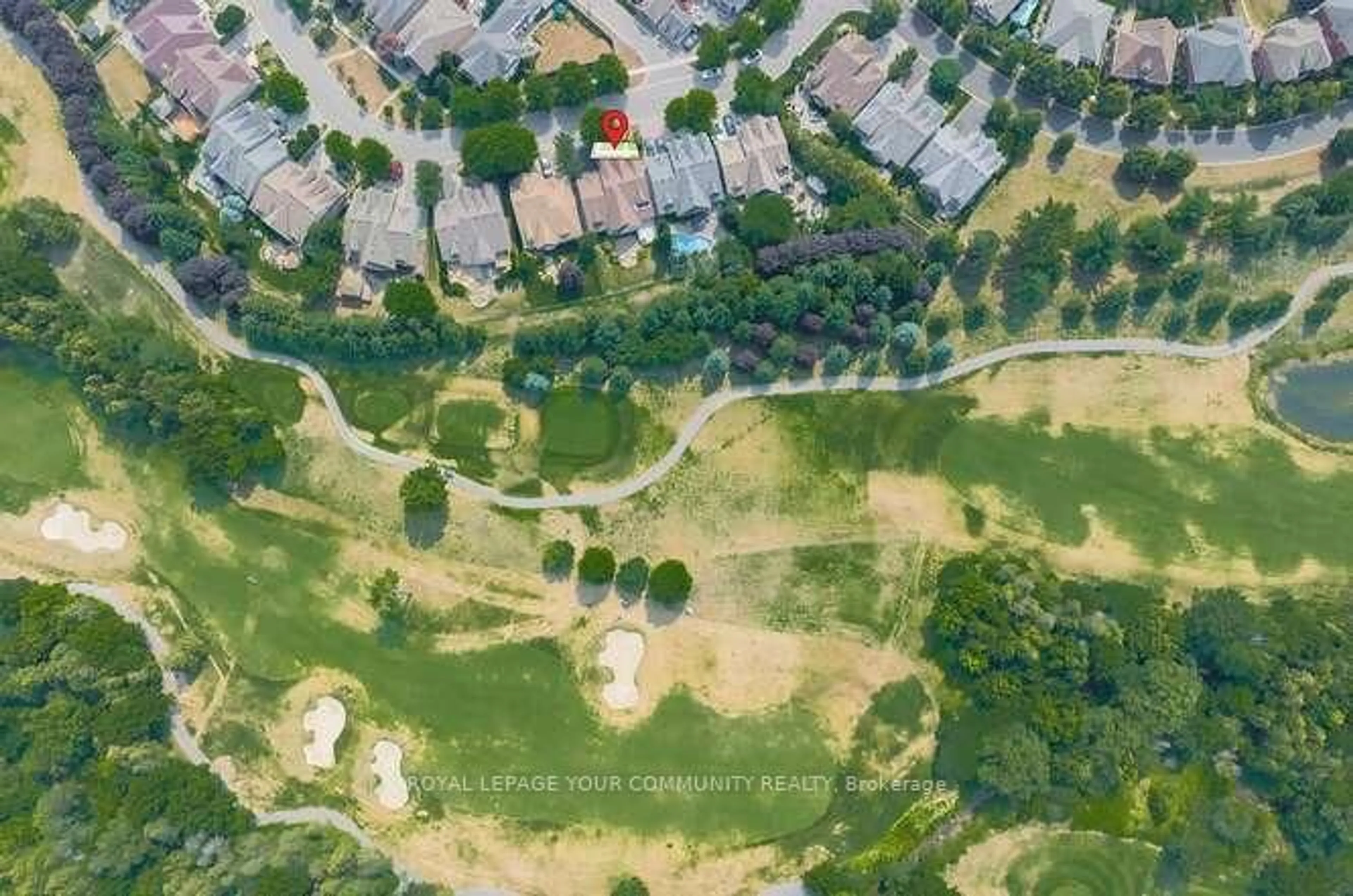 A pic from outside/outdoor area/front of a property/back of a property/a pic from drone, forest/trees view for 10 HARPER HILL Rd, Markham Ontario L6C 3B3