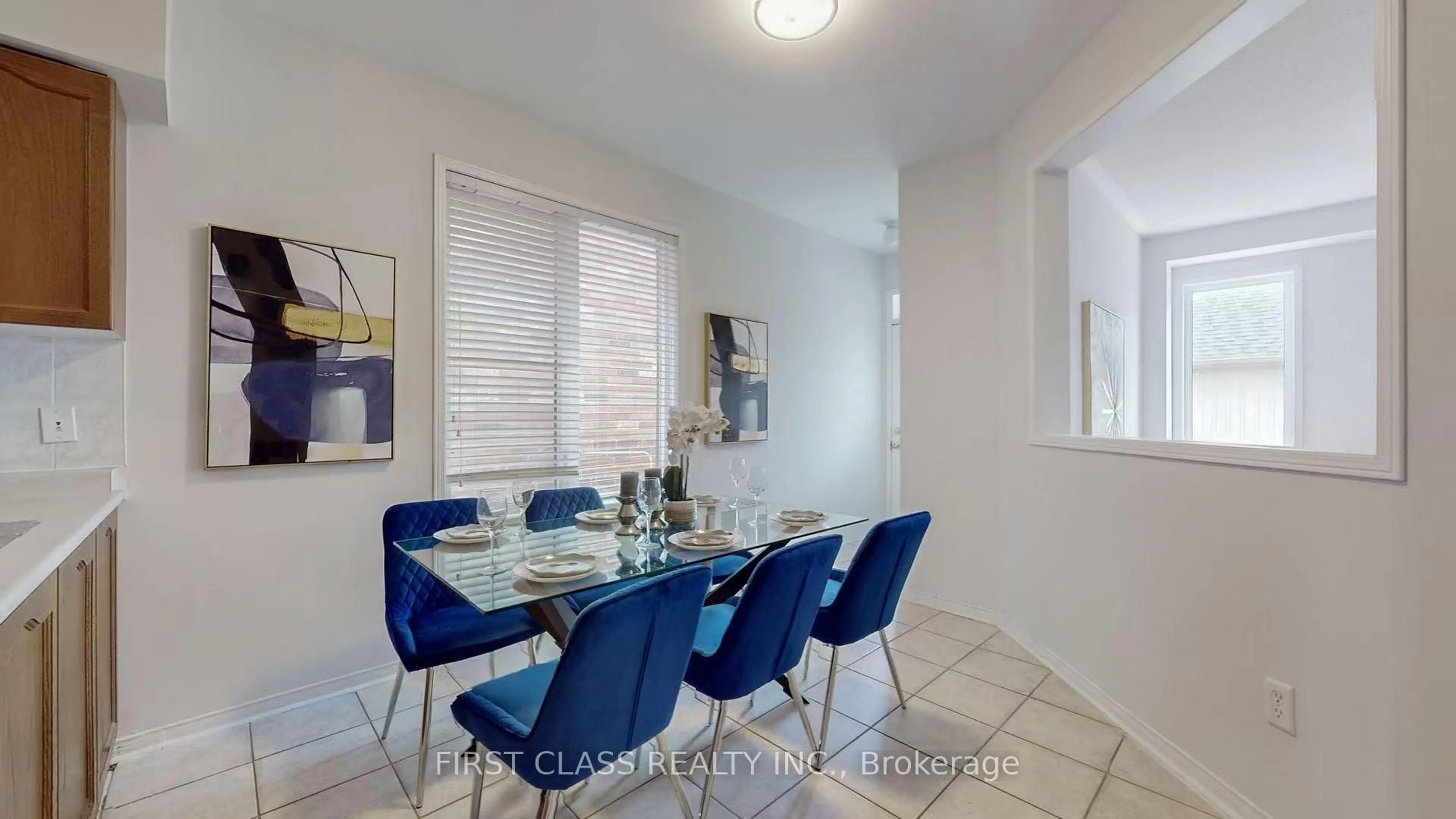 Dining room, ceramic/tile floor for 15 Welland Rd, Markham Ontario L6B 0N4