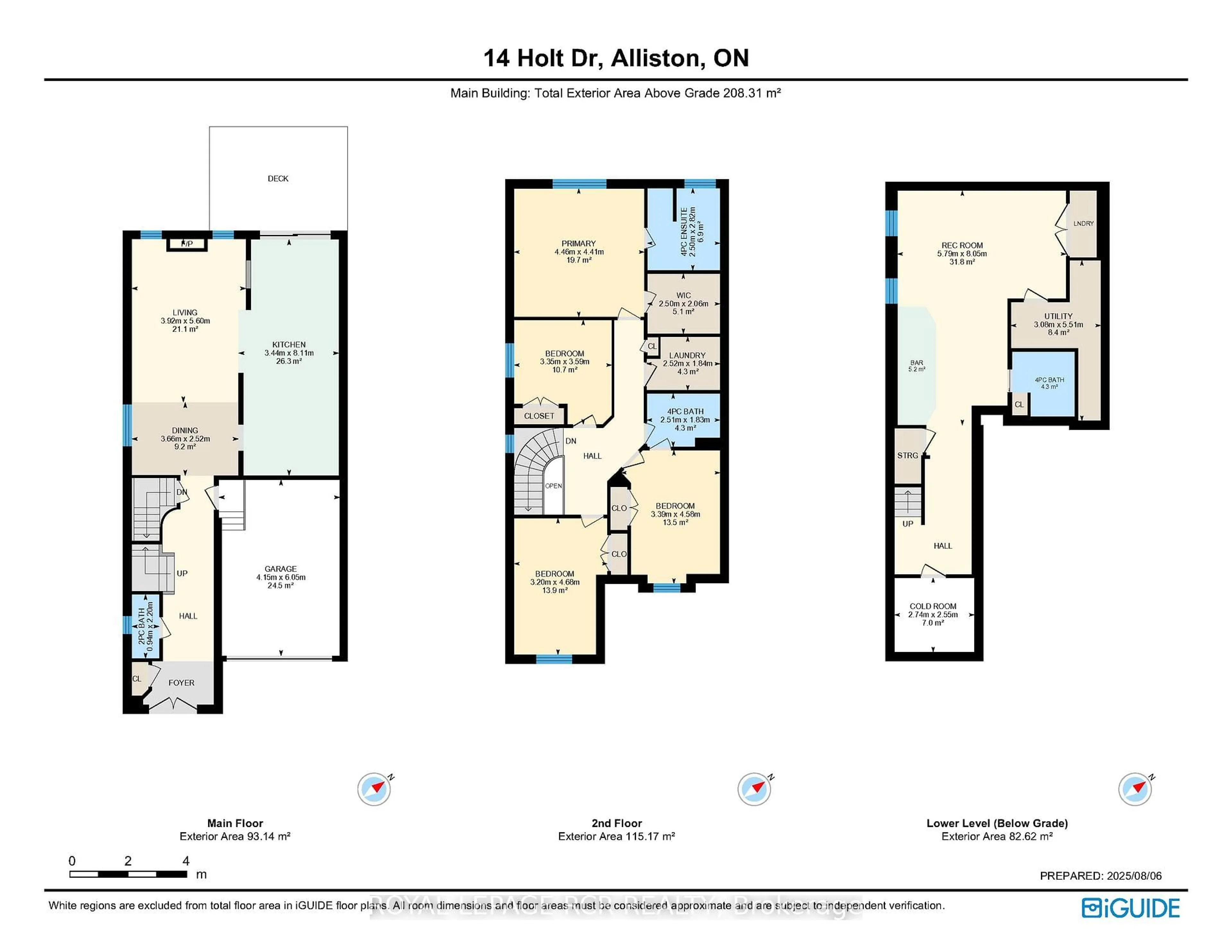 Floor plan for 14 Holt Dr, New Tecumseth Ontario L9R 0H6