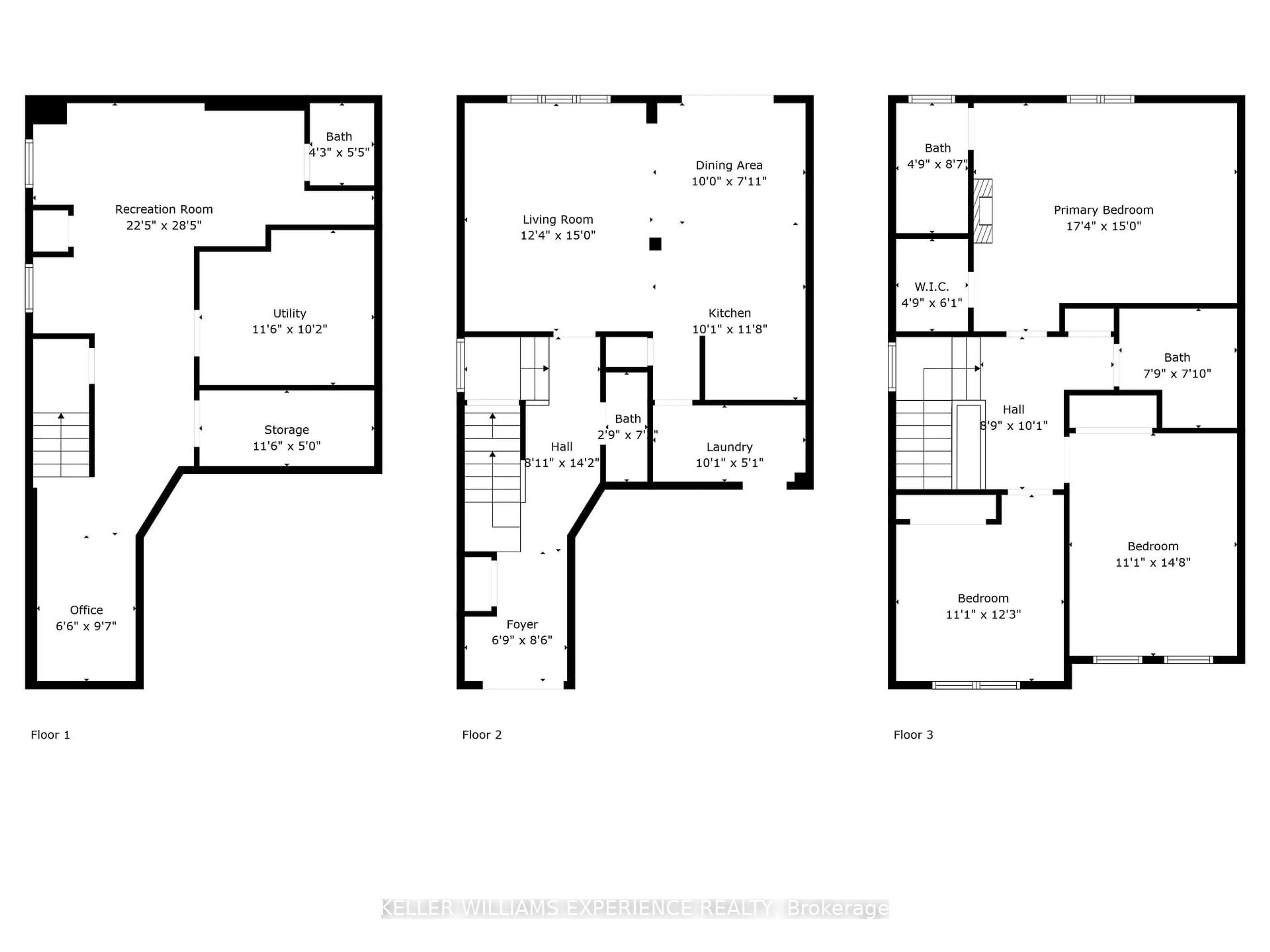 Floor plan for 93 Maplewood Dr, Essa Ontario L3W 0B7