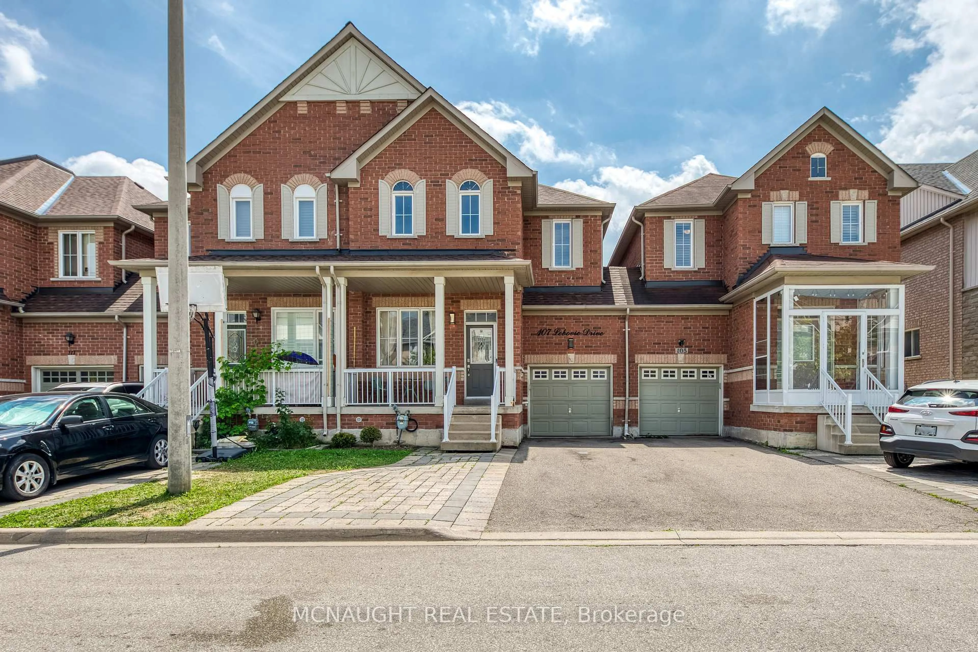 Home with brick exterior material, street for 107 Lebovic Dr, Richmond Hill Ontario L4E 5C1
