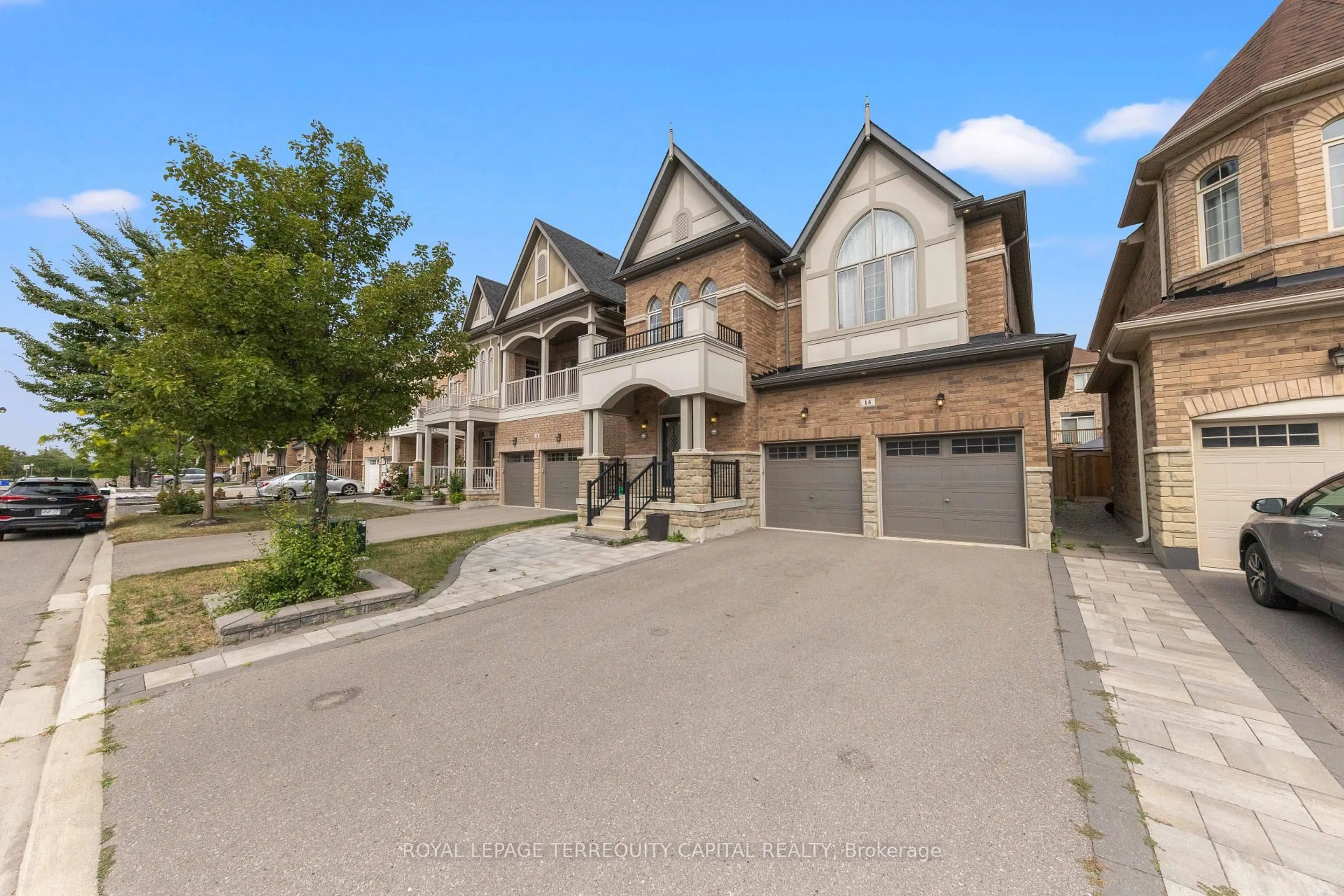 Home with brick exterior material, street for 14 Beaconsfield Dr, Vaughan Ontario L4H 4L5