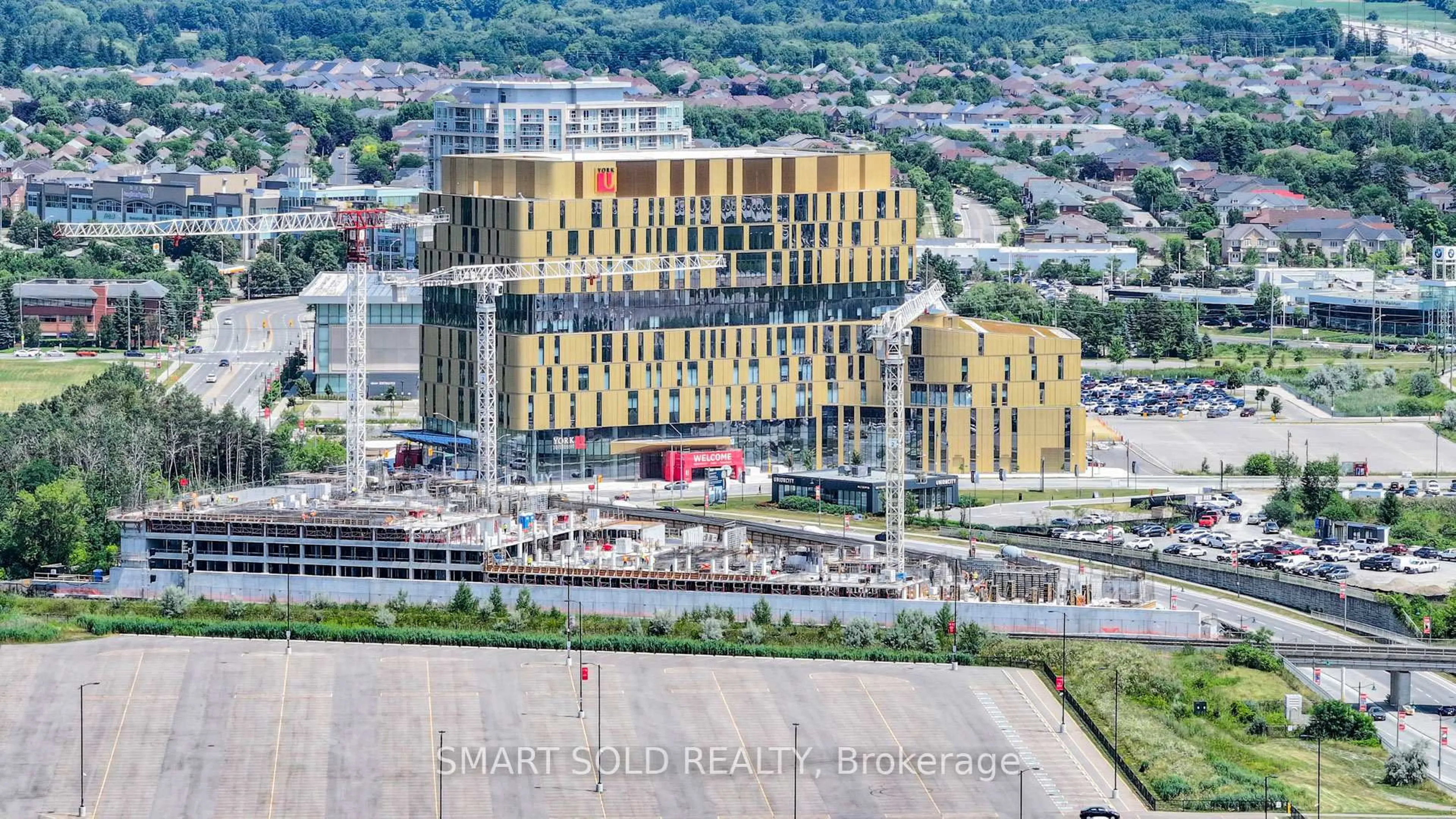 A pic from outside/outdoor area/front of a property/back of a property/a pic from drone, building for 292 Verdale Crossing #1507, Markham Ontario L6G 0H6