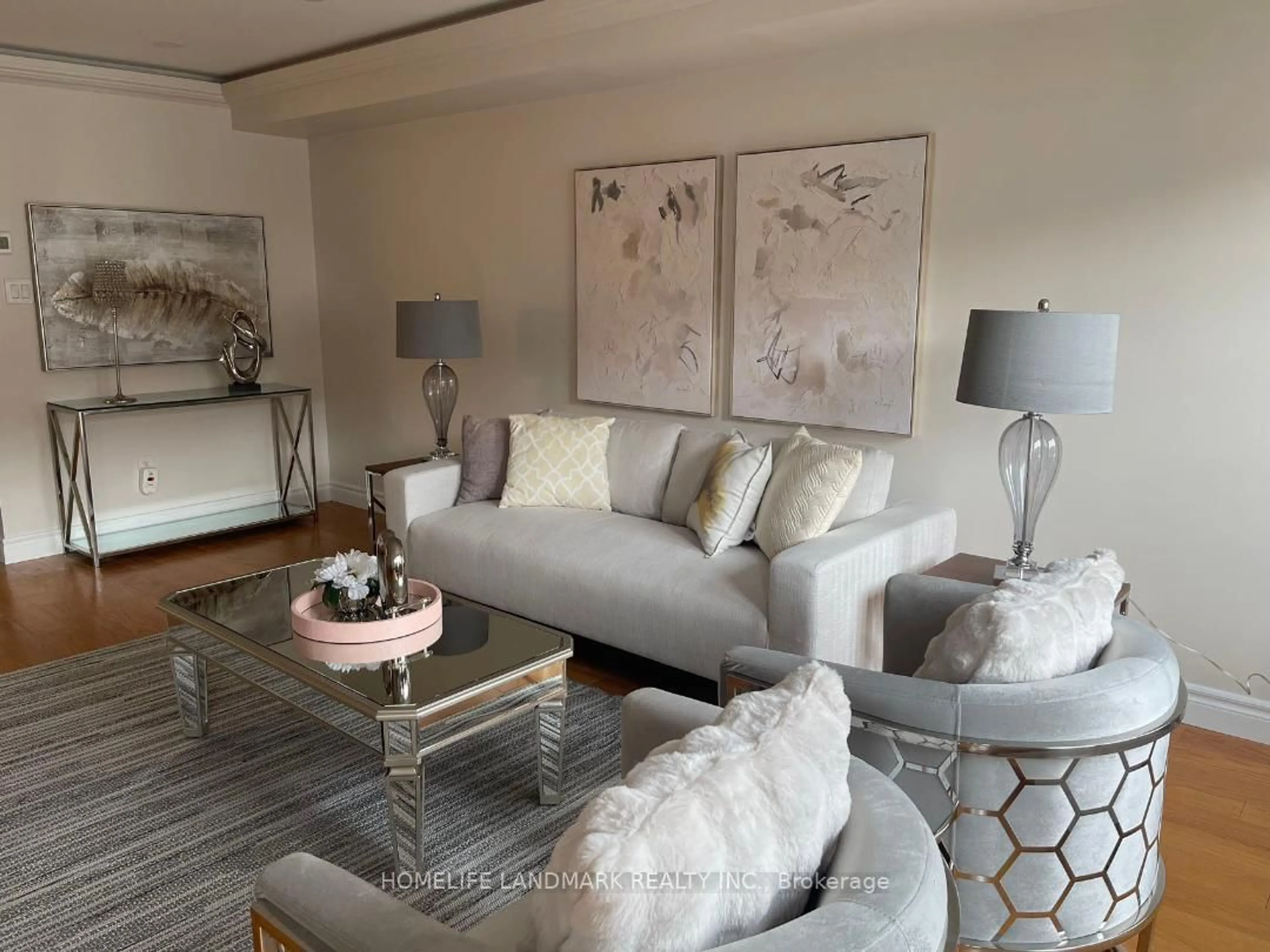Living room with furniture, unknown for 24 Red Sea Way, Markham Ontario L3S 4T5