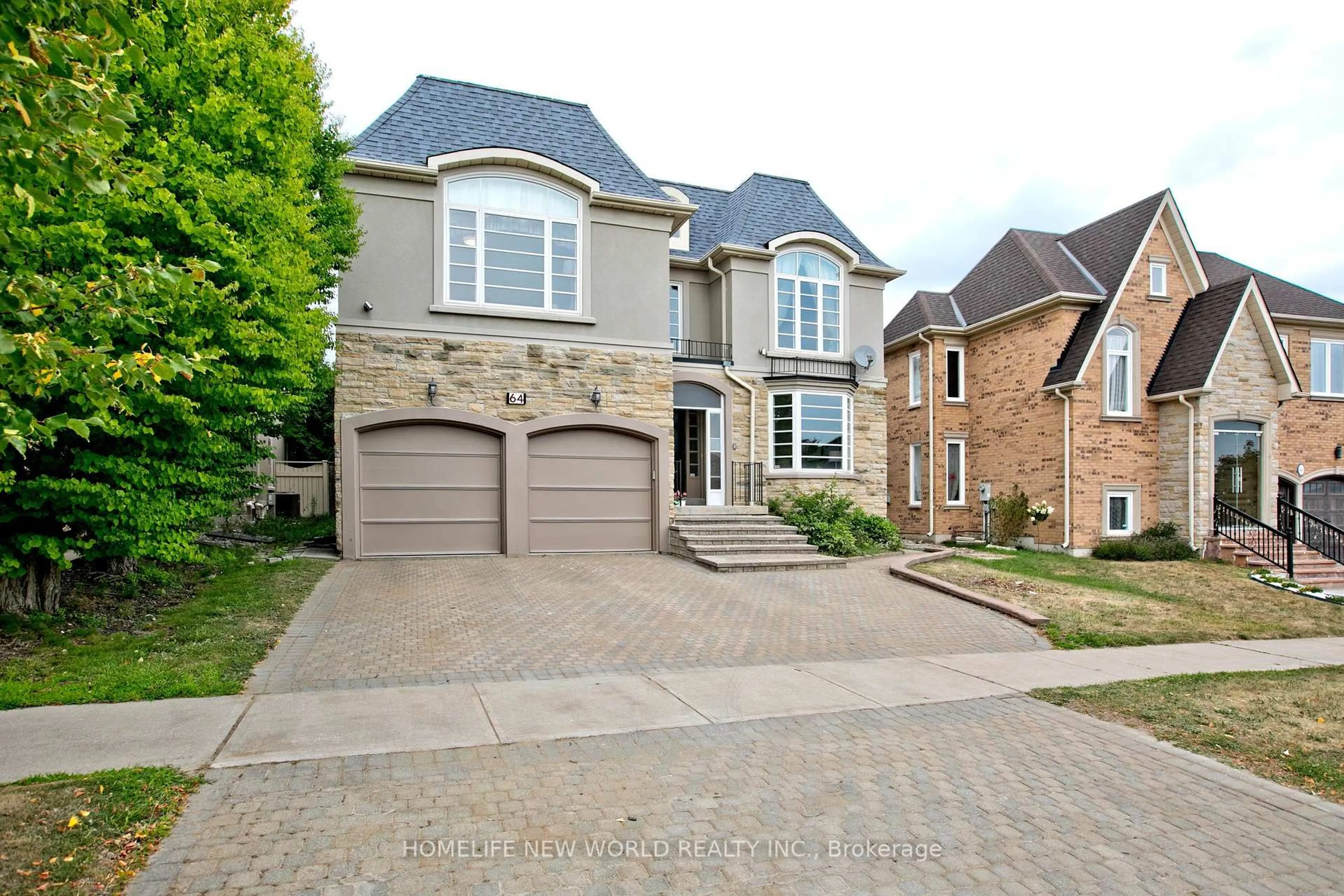 Home with brick exterior material, street for 64 Clarendon Dr, Richmond Hill Ontario L4B 4P8