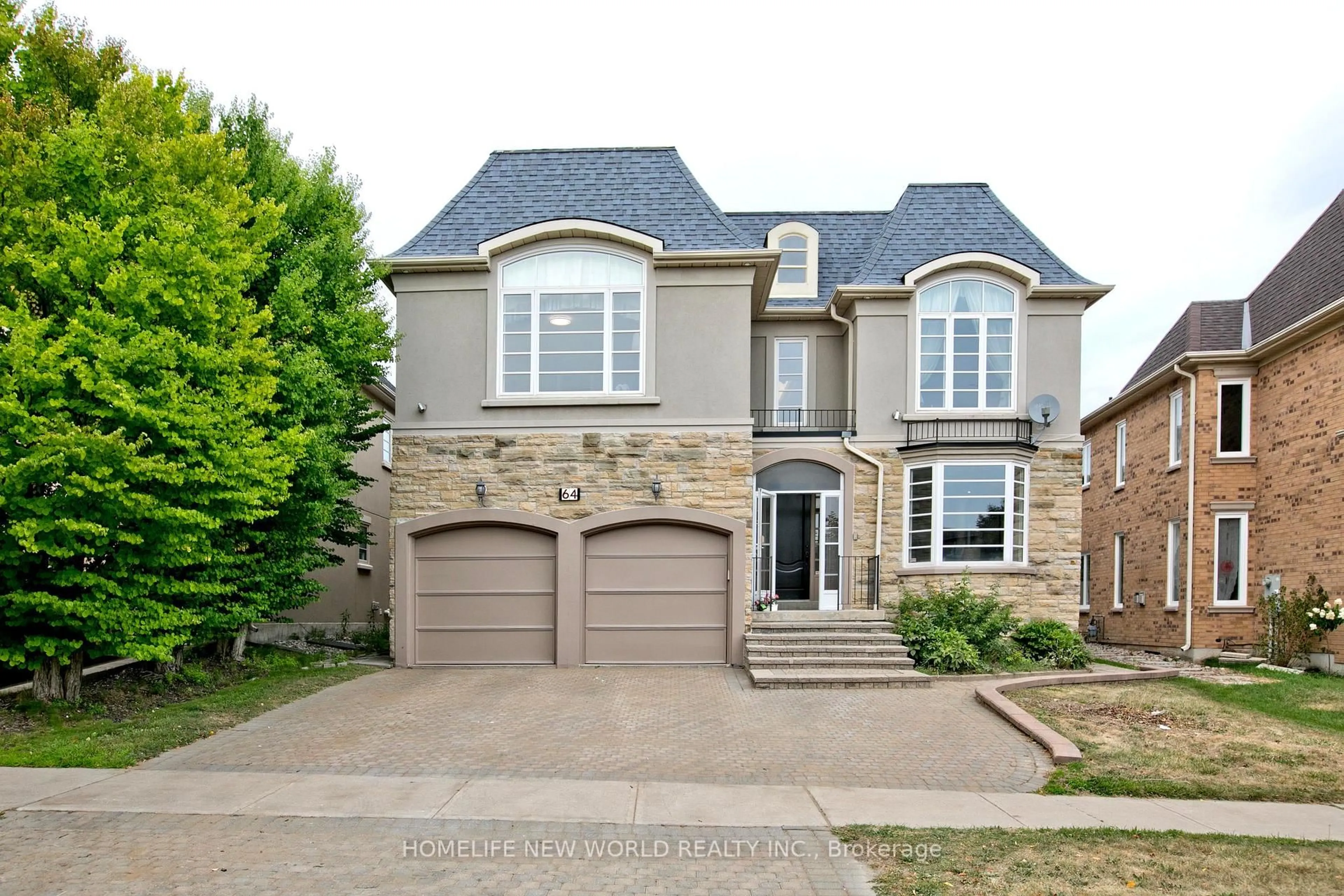 Home with brick exterior material, street for 64 Clarendon Dr, Richmond Hill Ontario L4B 4P8