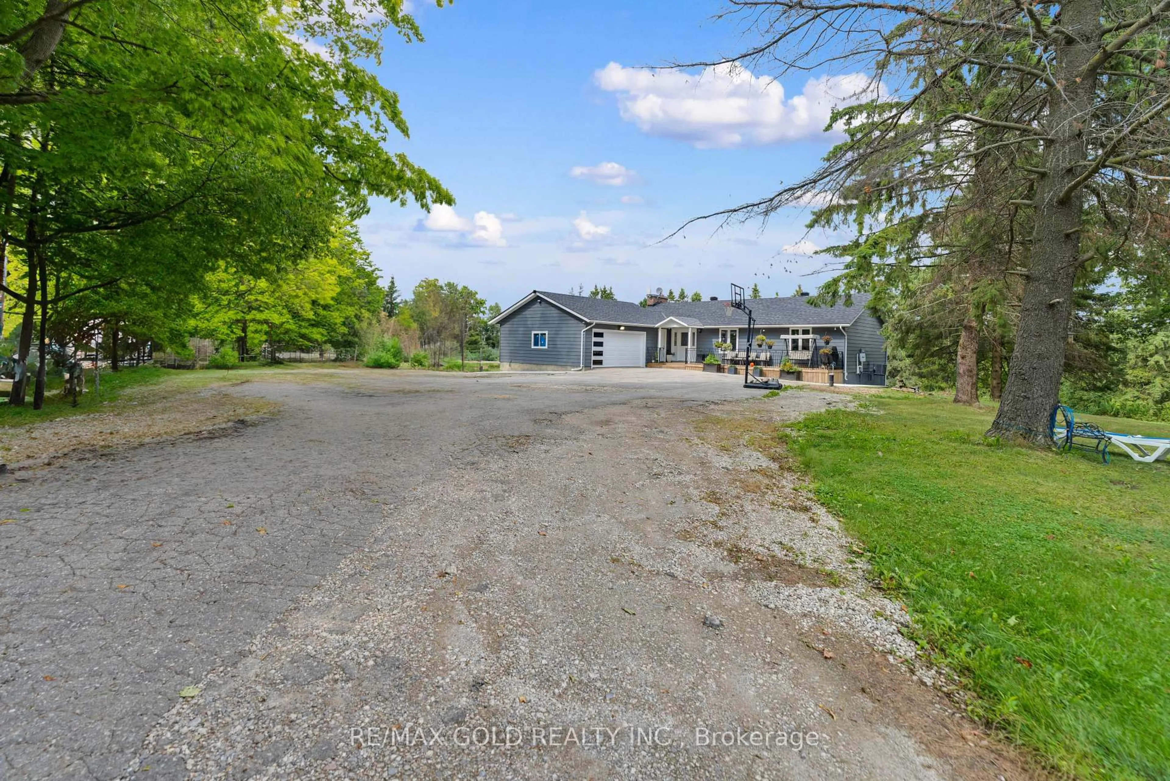 A pic from outside/outdoor area/front of a property/back of a property/a pic from drone, street for 6820 16th Sdrd, King Ontario L0G 1T0