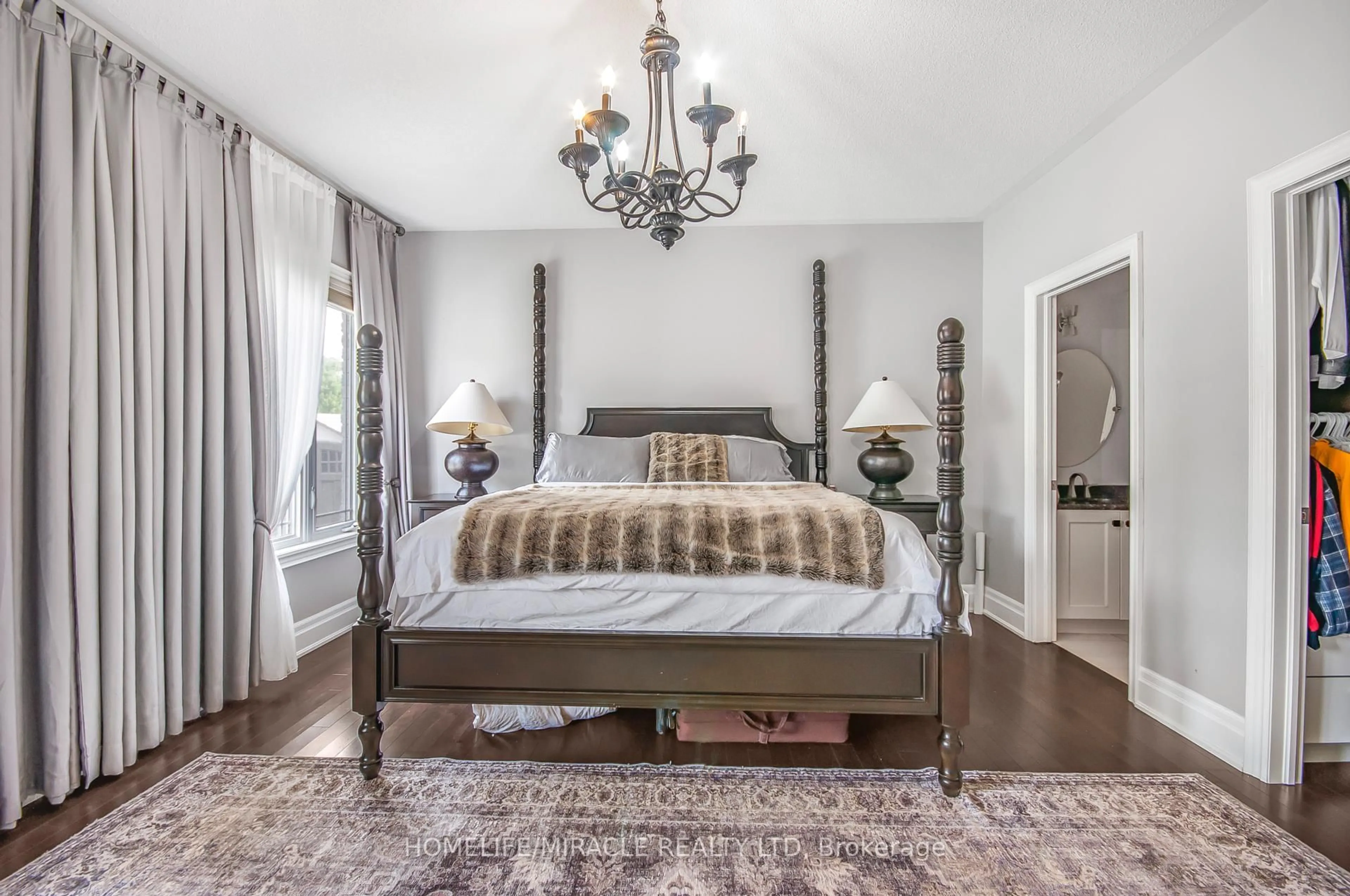 Bedroom with bed, unknown for 23 Goodwood St, Uxbridge Ontario L0C 1A0
