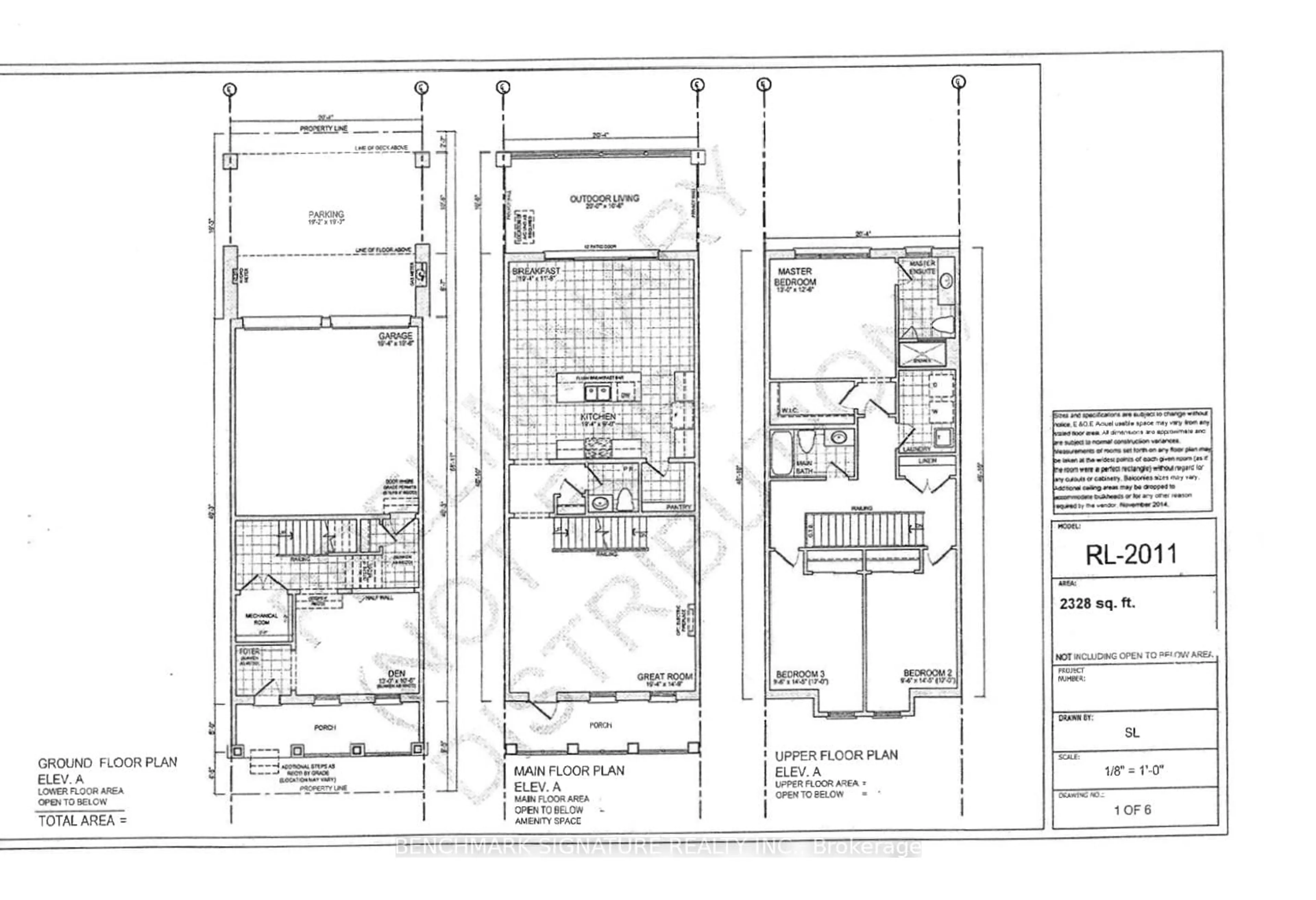 Floor plan for 29 George Peach Ave, Markham Ontario L6C 0Z2