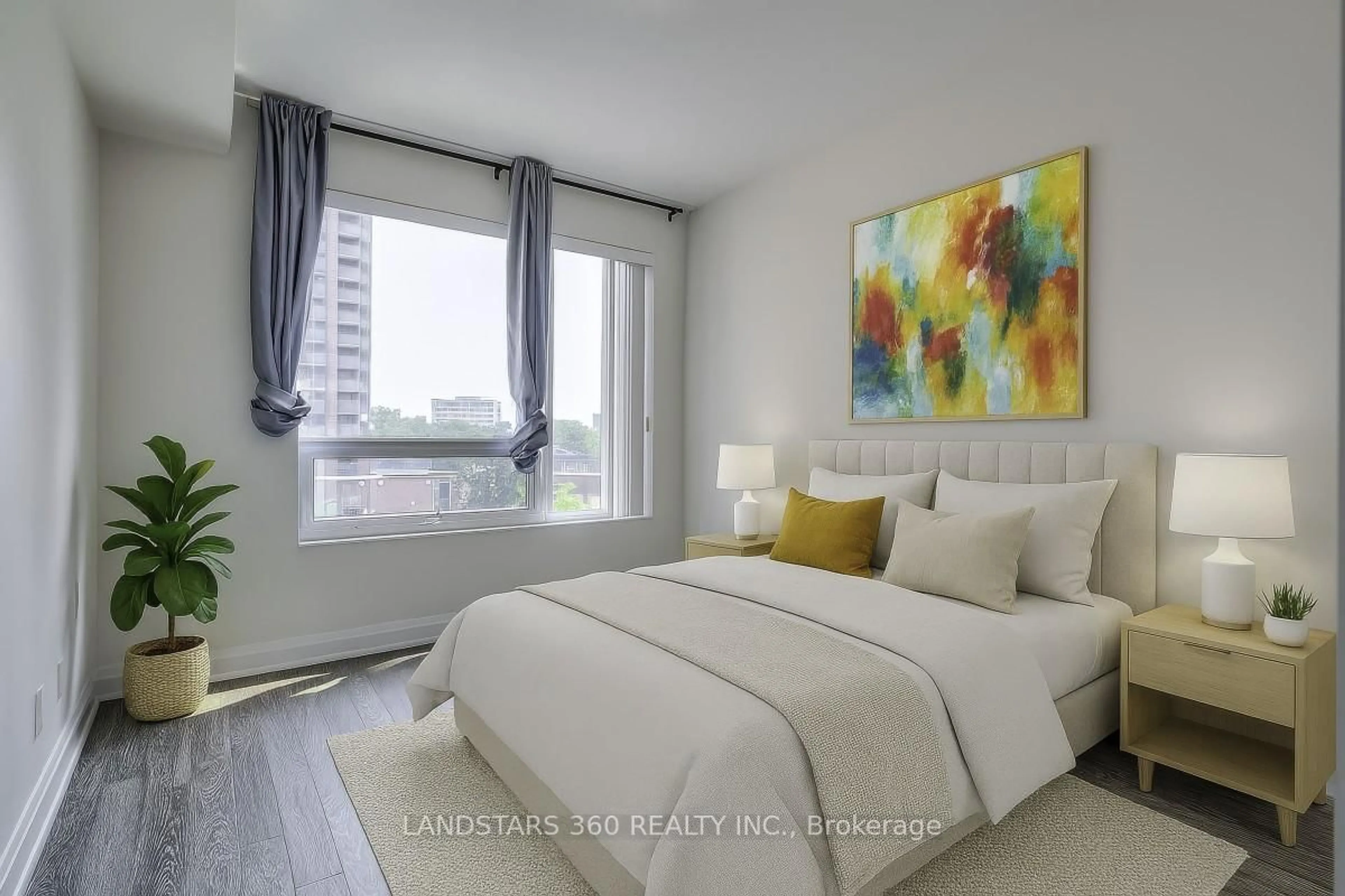 Bedroom with bed, unknown for 8228 Birchmount Rd #529, Markham Ontario L3R 1A6