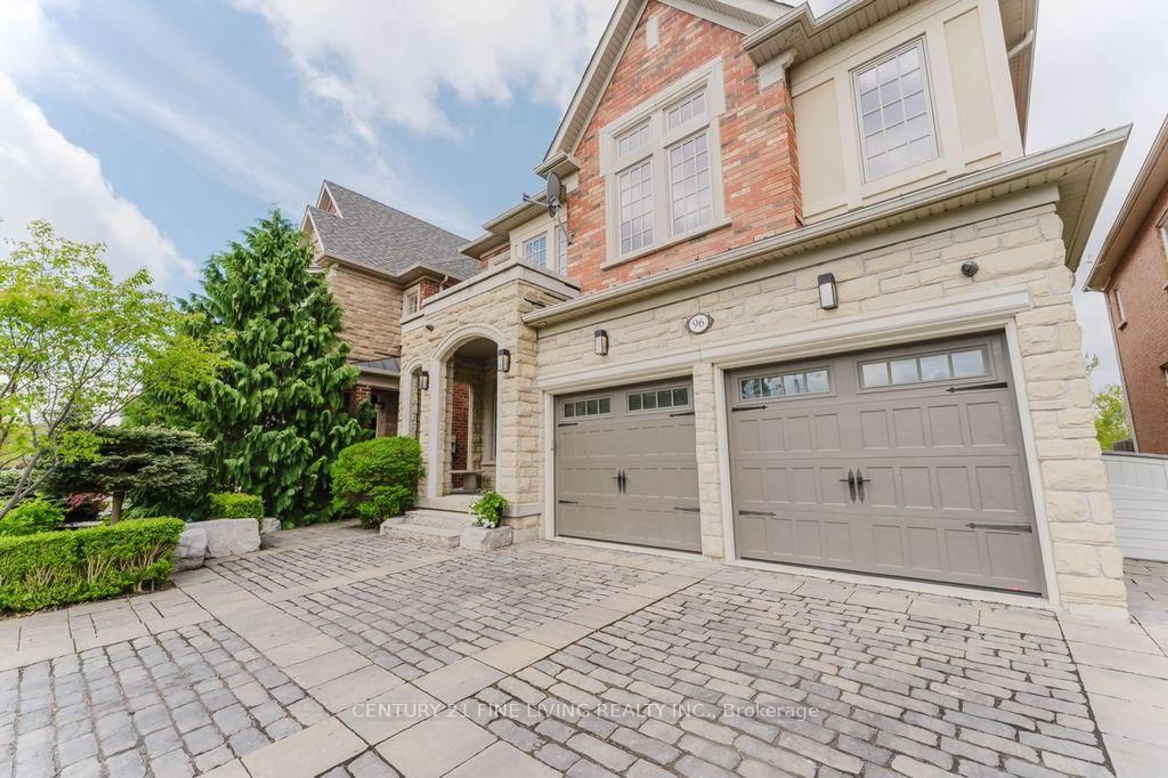 Home with brick exterior material, street for 96 Wolf Creek Cres, Vaughan Ontario L6A 4B9
