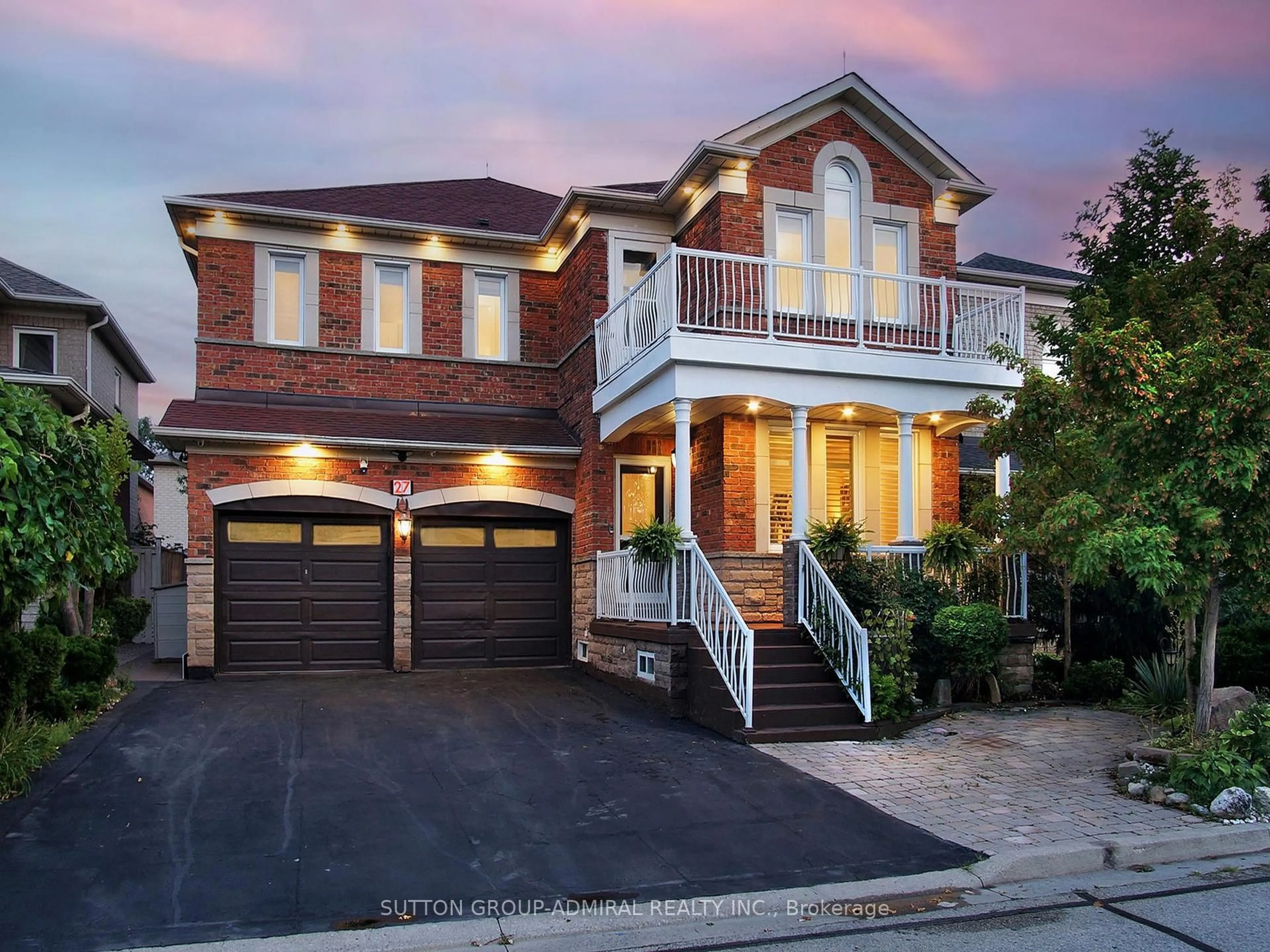 Home with brick exterior material, street for 27 Chipmunk Tr, Vaughan Ontario L4H 2K4