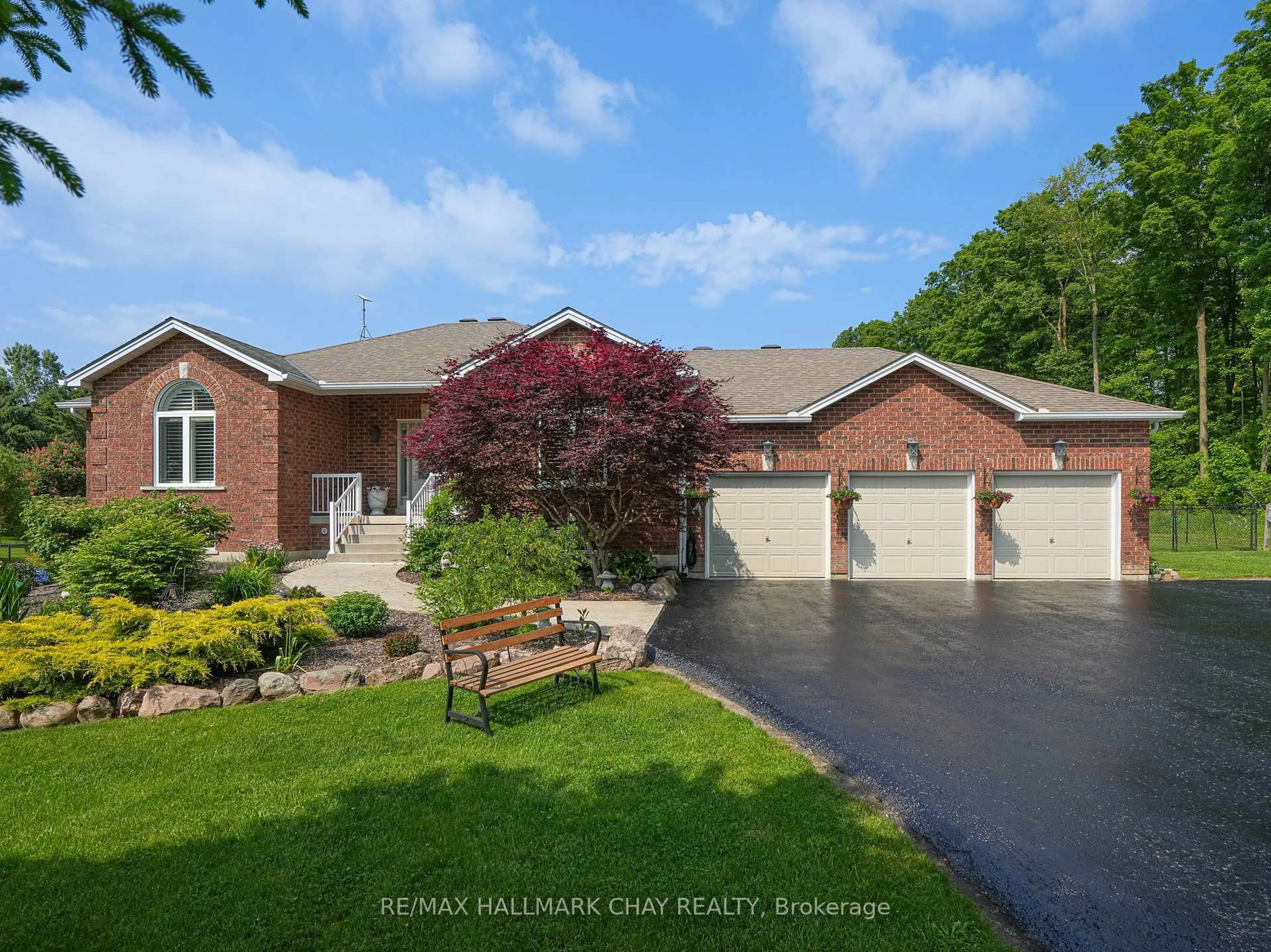 Home with brick exterior material, street for 7558 Concession Road 2 Rd, Adjala-Tosorontio Ontario L0M 1M0