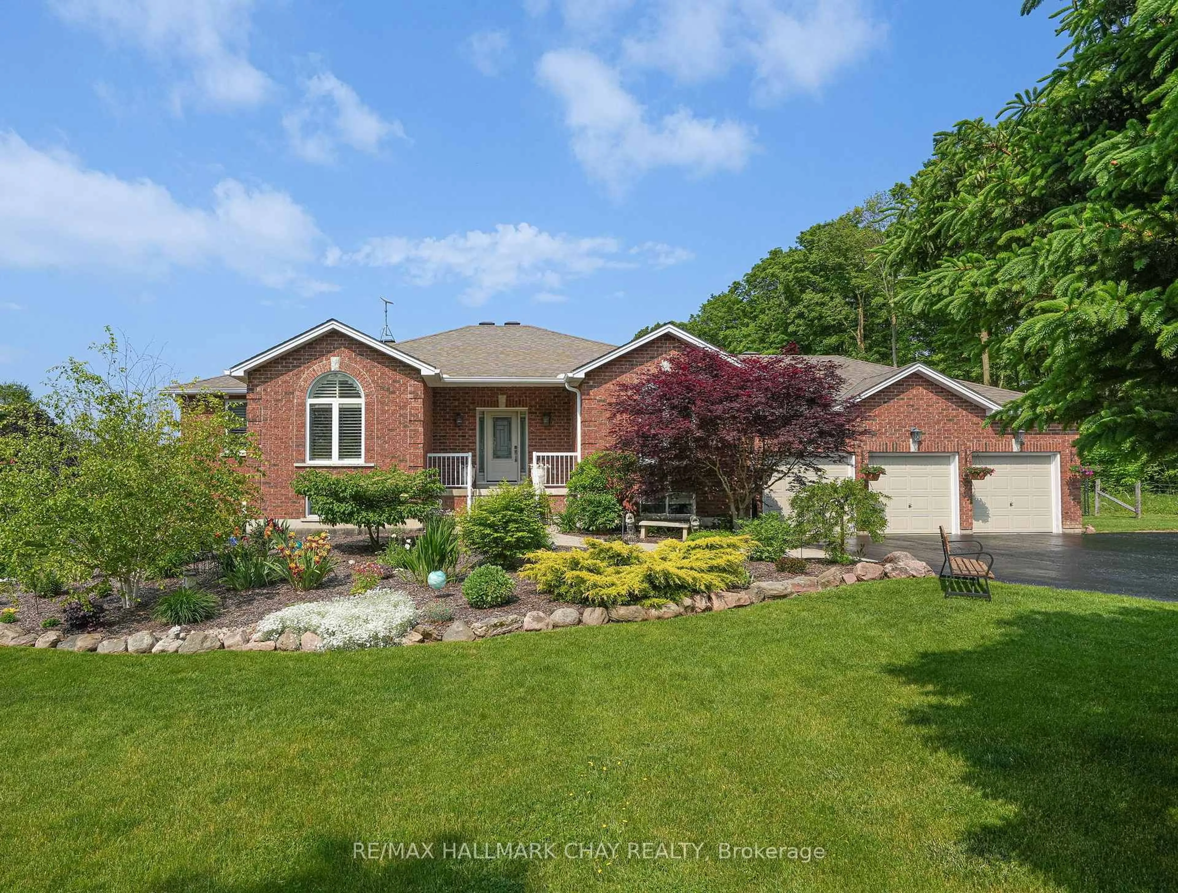 Home with brick exterior material, street for 7558 Concession Road 2 Rd, Adjala-Tosorontio Ontario L0M 1M0