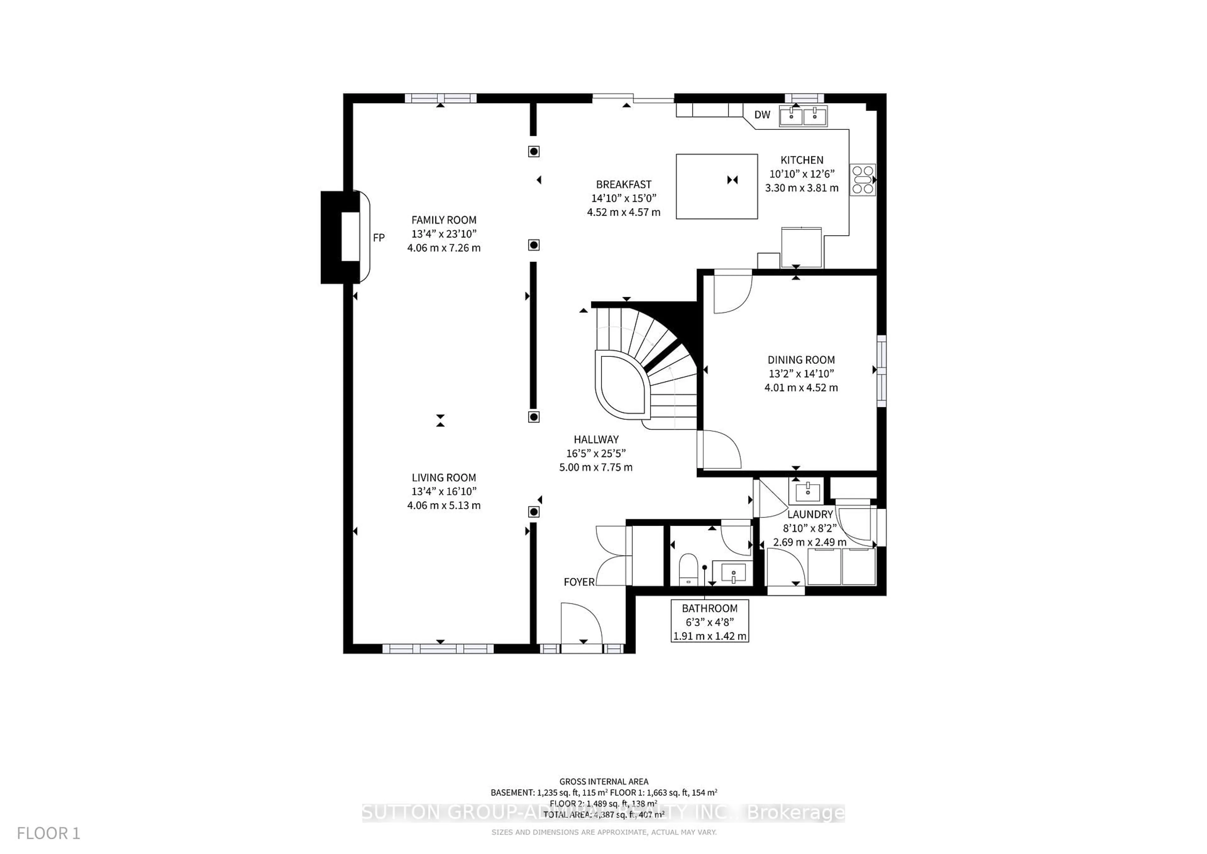Floor plan for 160 Marwood Pl, Vaughan Ontario L6A 1C4