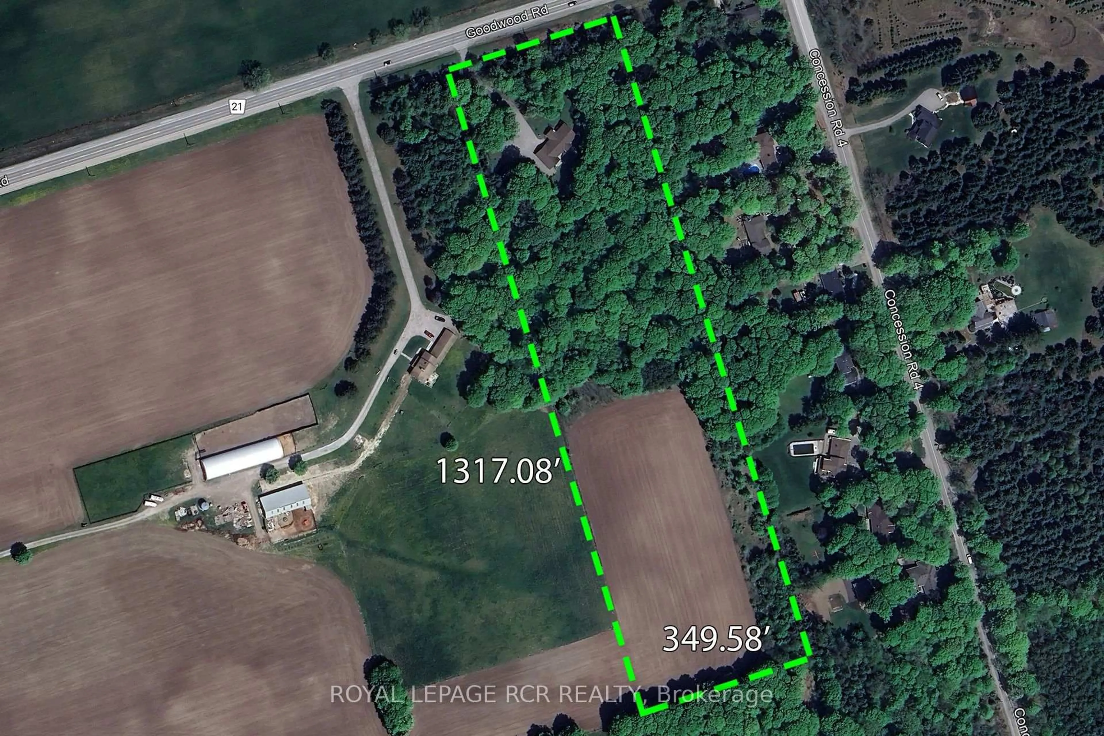 A pic from outside/outdoor area/front of a property/back of a property/a pic from drone, street for 391 Goodwood Rd, Uxbridge Ontario L0C 1A0