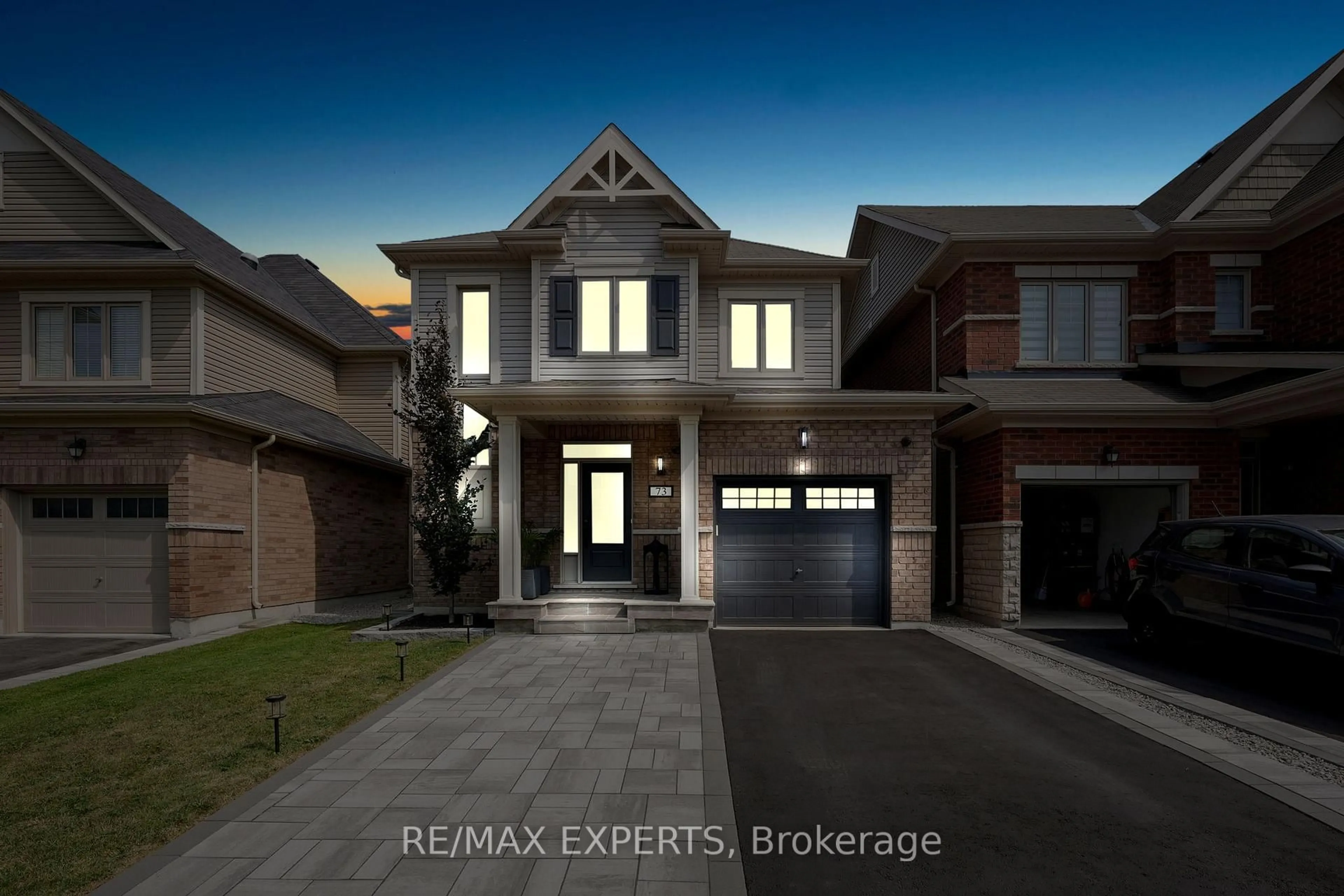 Home with brick exterior material, street for 73 Donnan Dr, New Tecumseth Ontario L0G 1W0