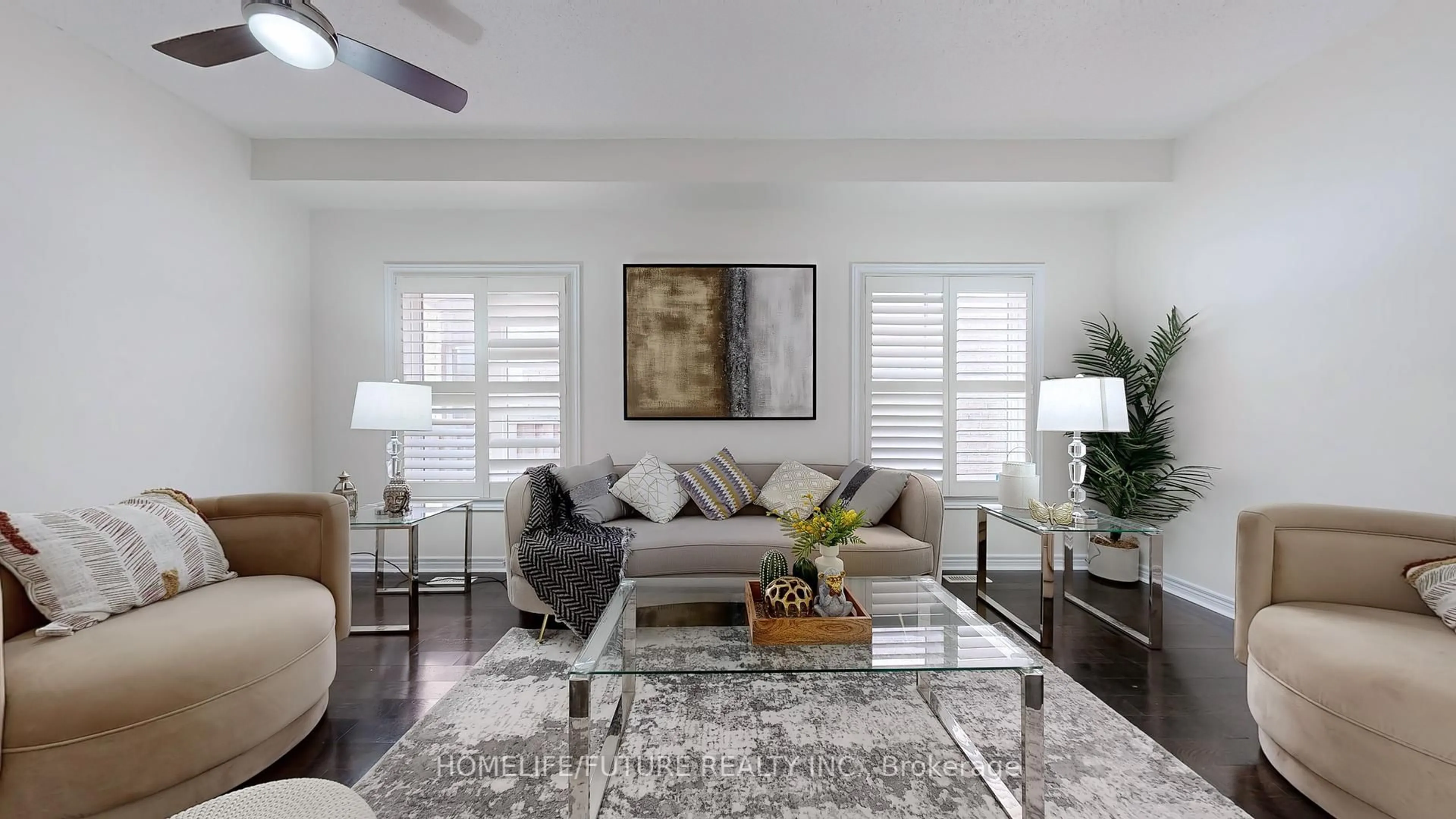 Living room with furniture, unknown for 46 Jack Monkman Cres, Markham Ontario L3S 0A3