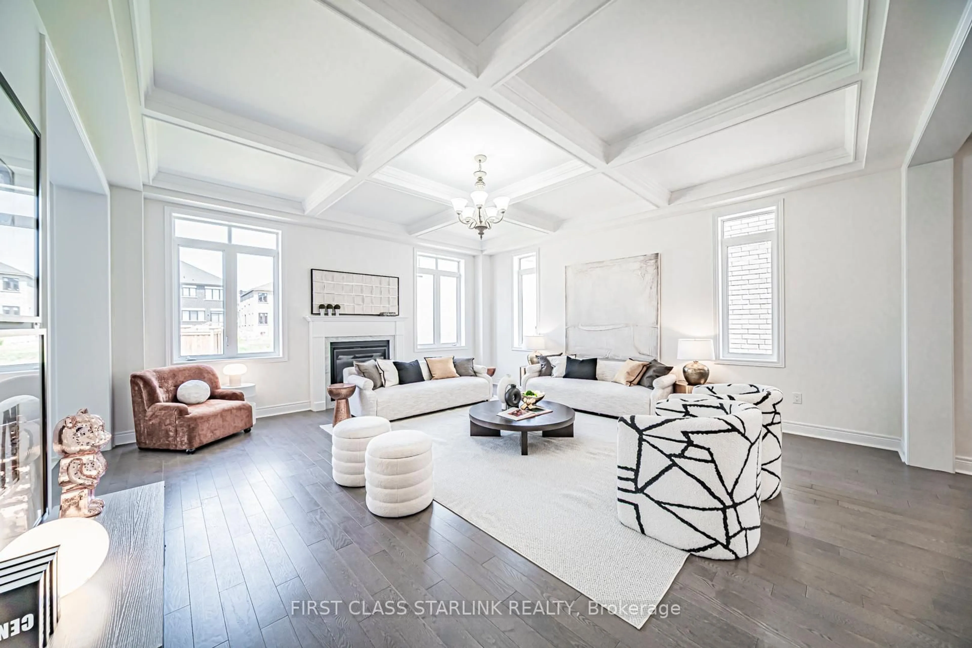 Living room with furniture, unknown for 52 Jinnah Ave, Markham Ontario L3S 0G2