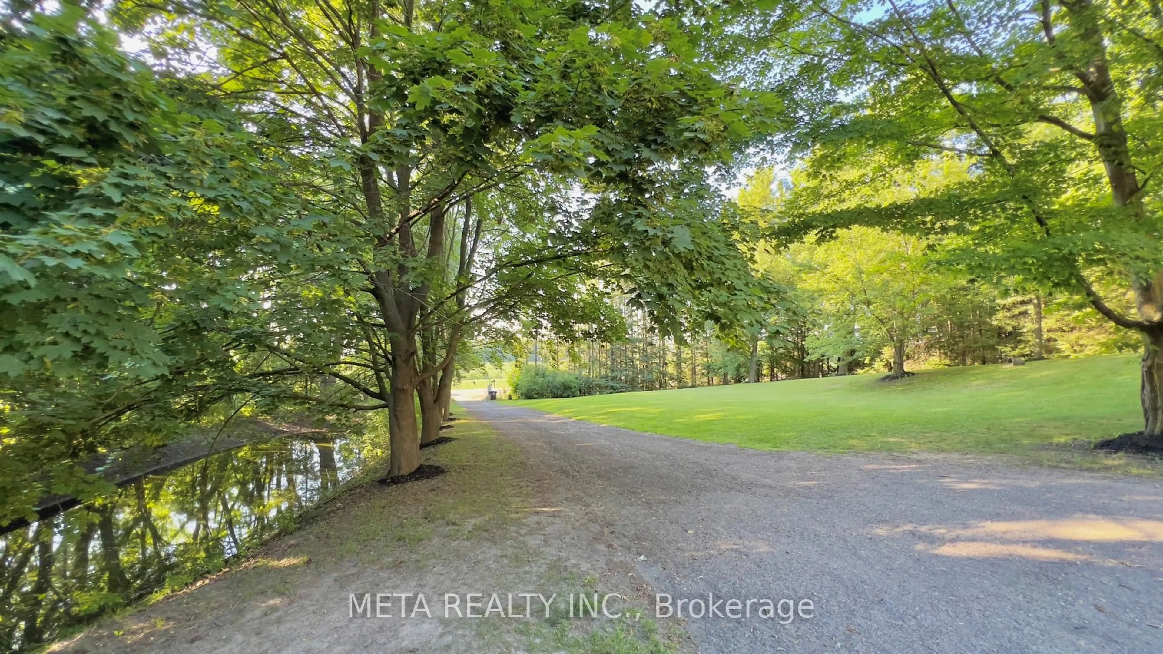 A pic from outside/outdoor area/front of a property/back of a property/a pic from drone, forest/trees view for 5653 Seventh Line, New Tecumseth Ontario L0G 1A0