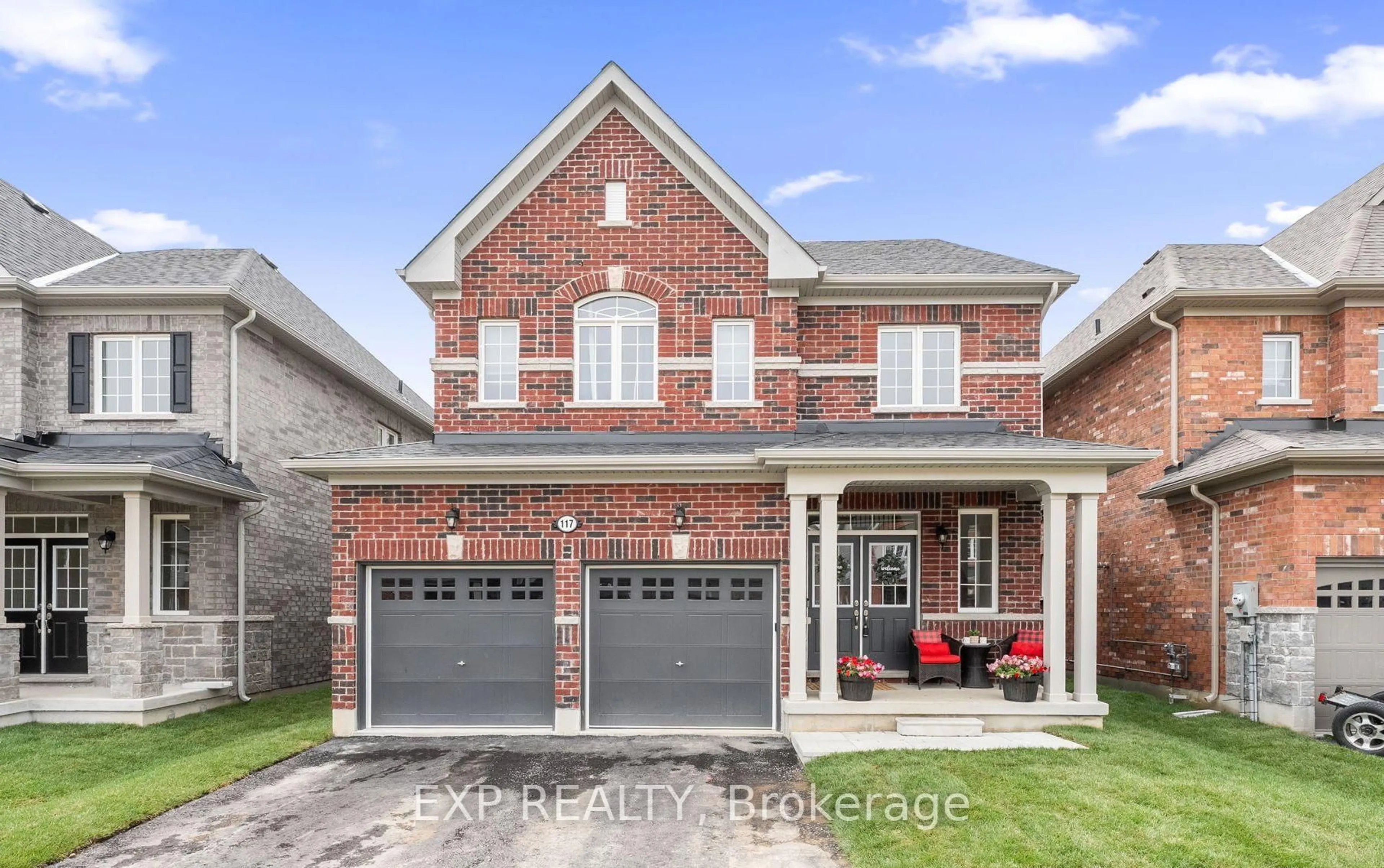 Home with brick exterior material, street for 117 Cliff Thompson Crt, Georgina Ontario L0E 1R0