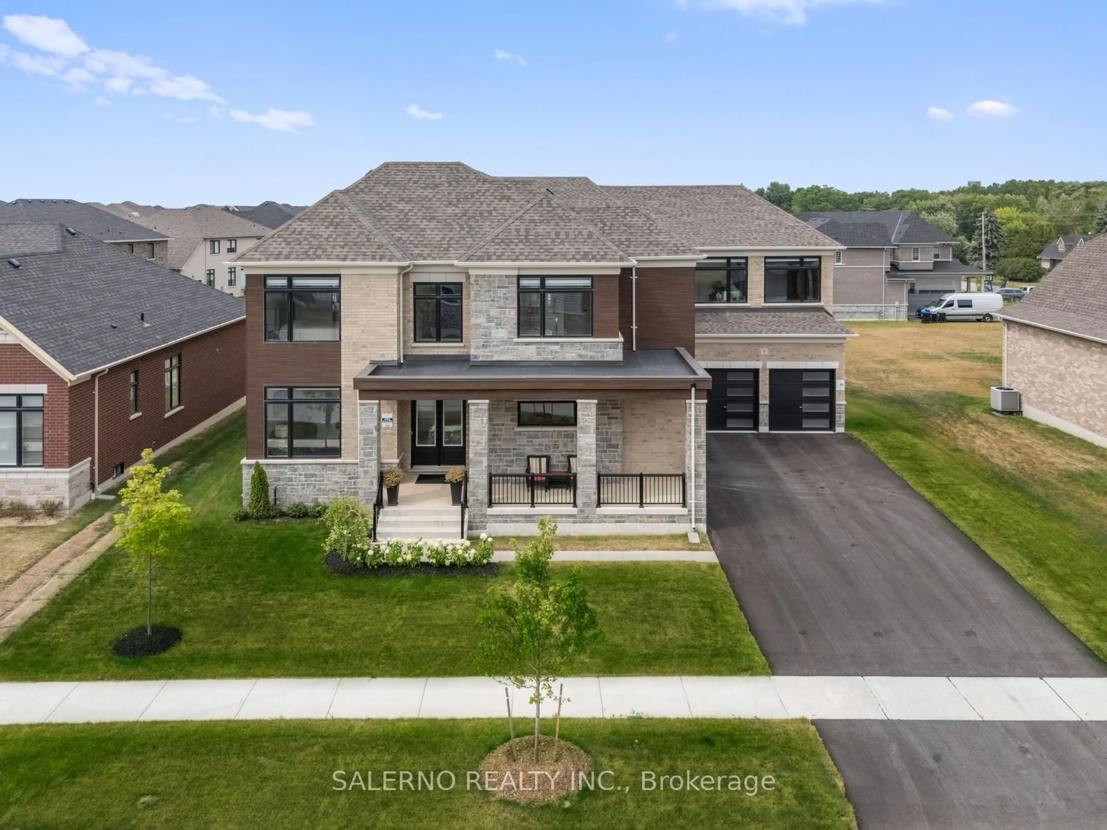 A pic from outside/outdoor area/front of a property/back of a property/a pic from drone, street for 6 Magnolia Ave, Adjala-Tosorontio Ontario L0G 1W0