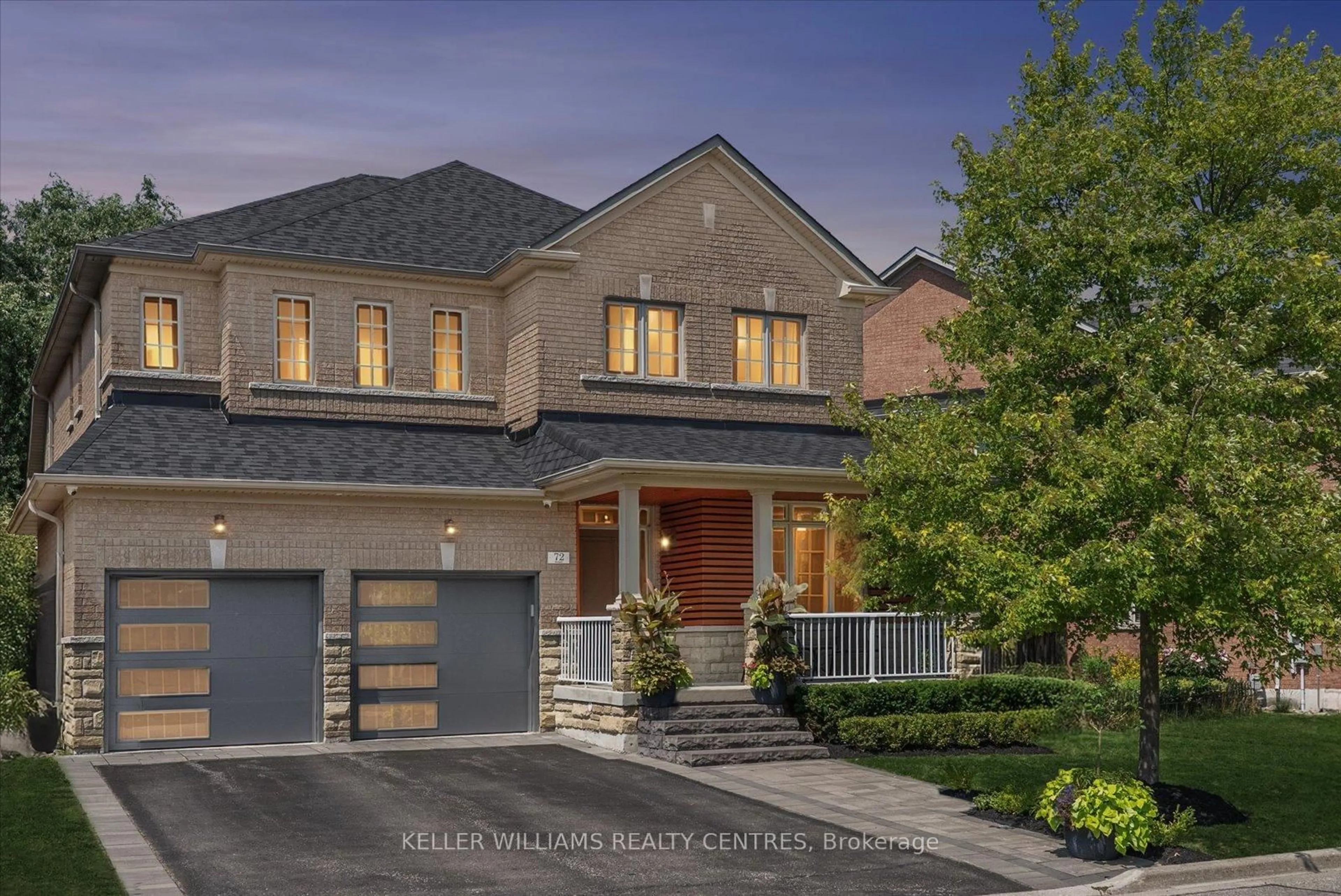 Home with brick exterior material, street for 72 Pointon St, Aurora Ontario L4G 0J9