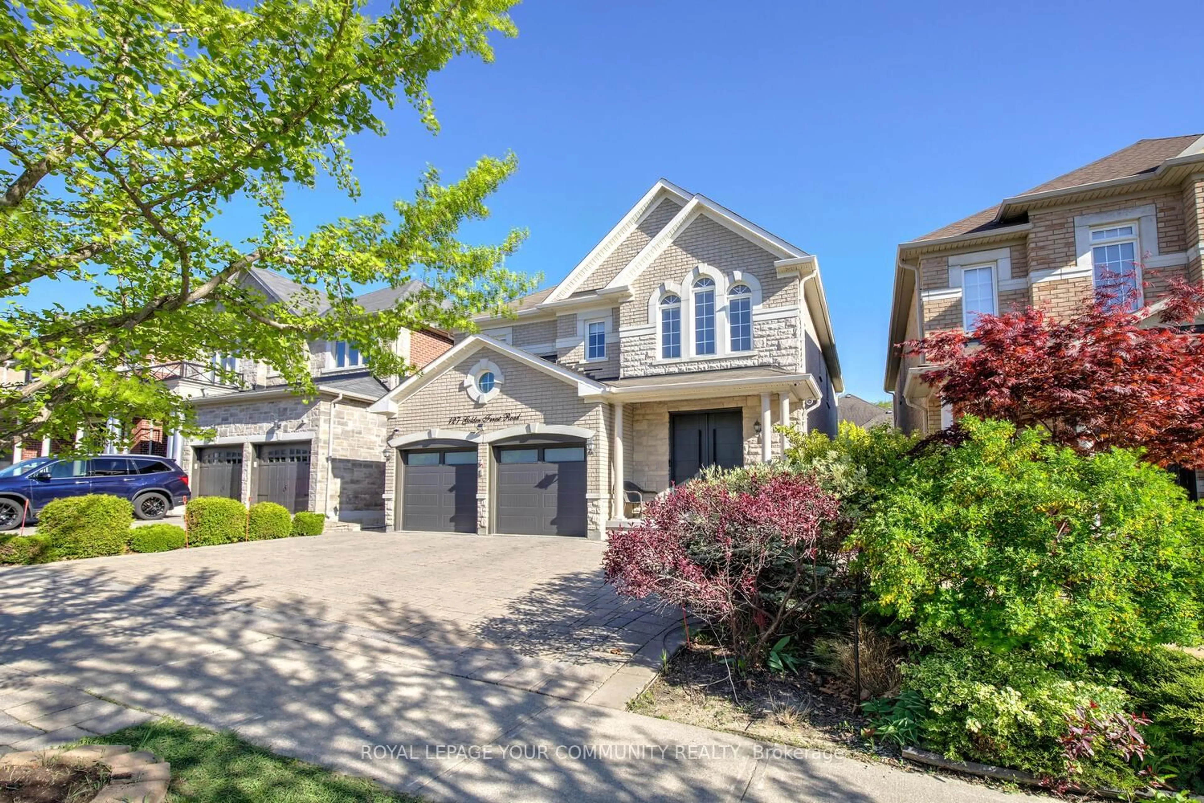 Home with brick exterior material, street for 127 Golden Forest Rd, Vaughan Ontario L6A 0S6