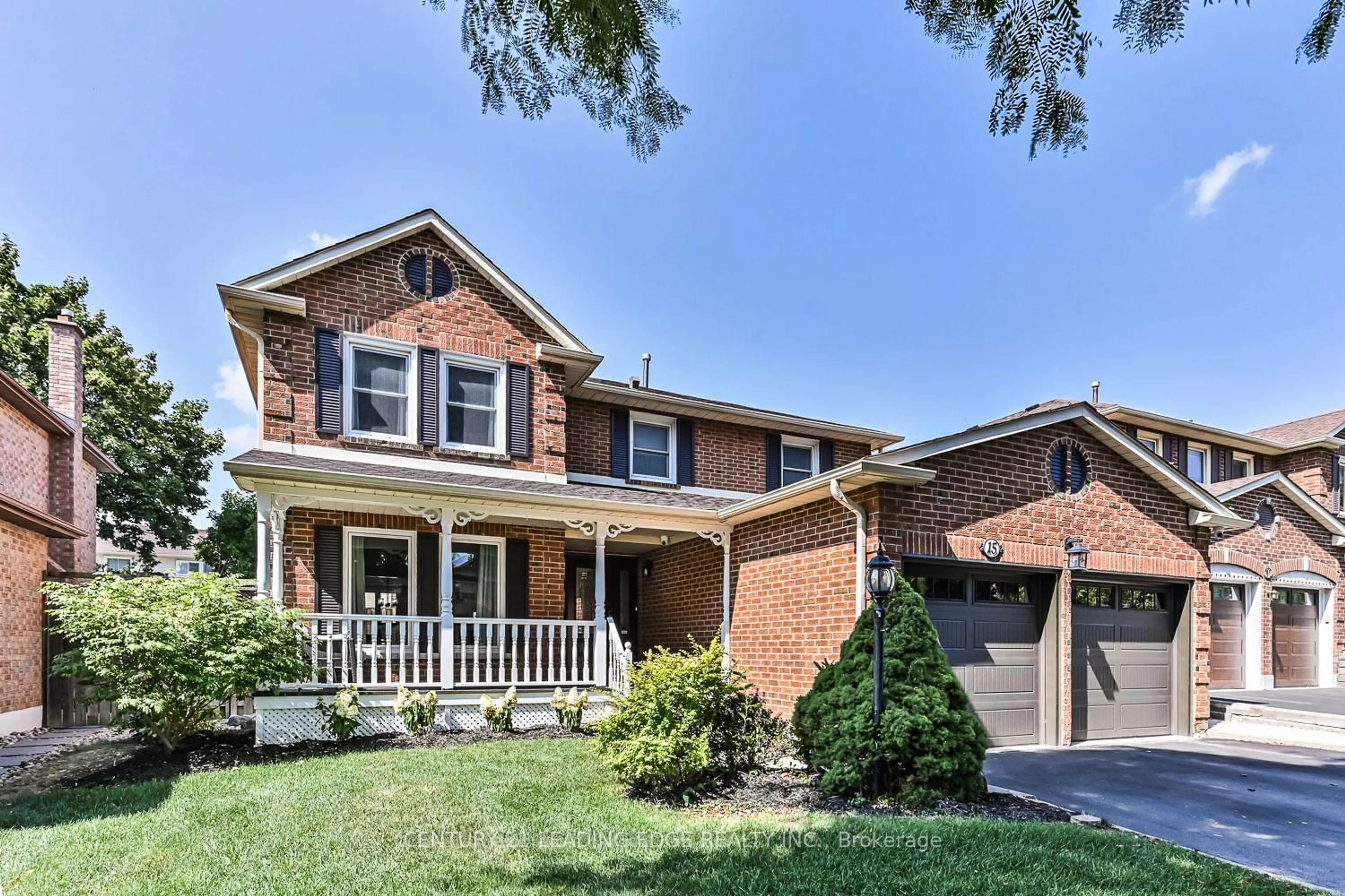 Home with brick exterior material, street for 15 McCarty Cres, Markham Ontario L3P 4R4