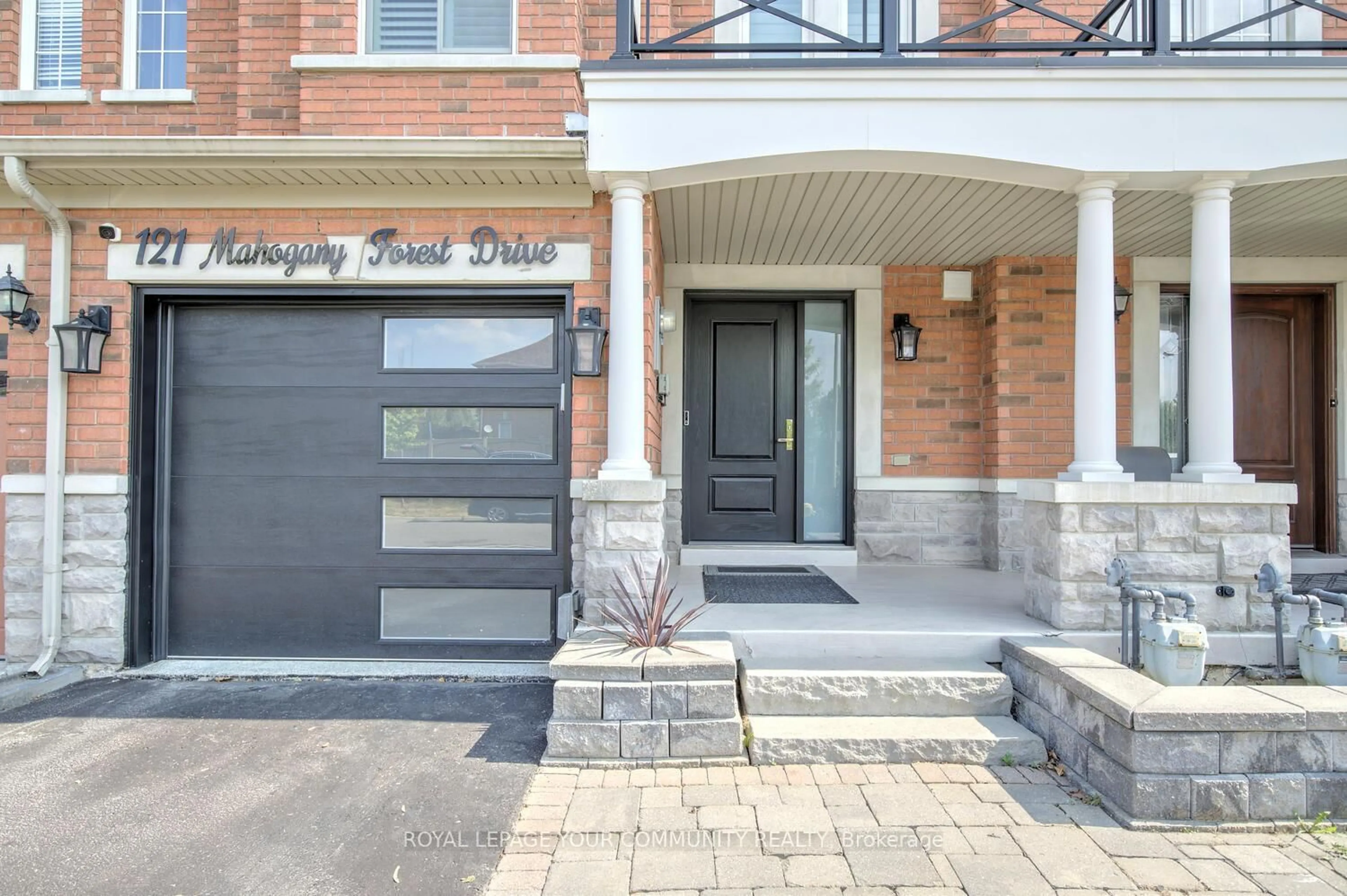 Home with brick exterior material, street for 121 Mahogany Forest Dr, Vaughan Ontario L6A 0S5