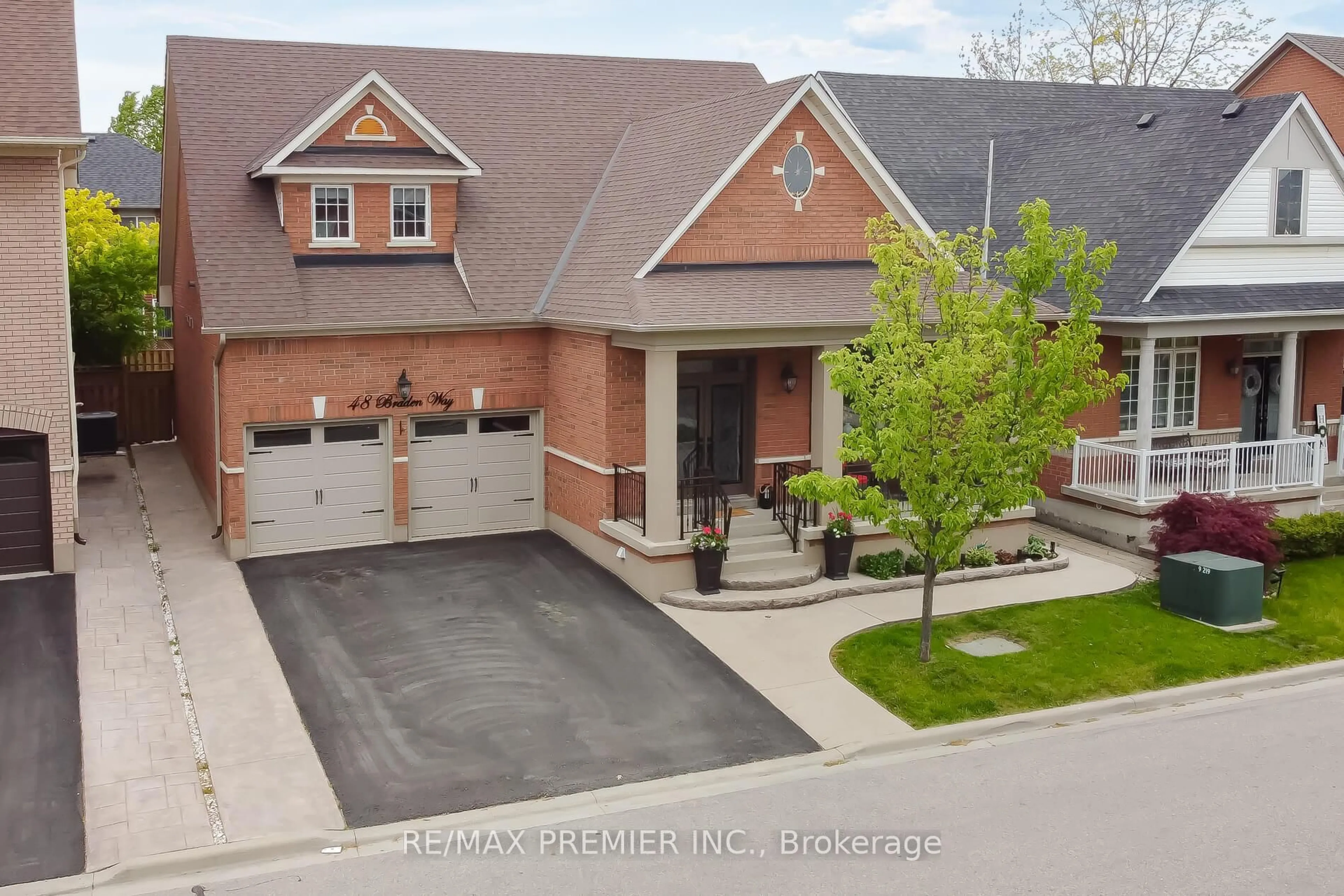 Home with brick exterior material, street for 48 Braden Way, Vaughan Ontario L4H 2W6