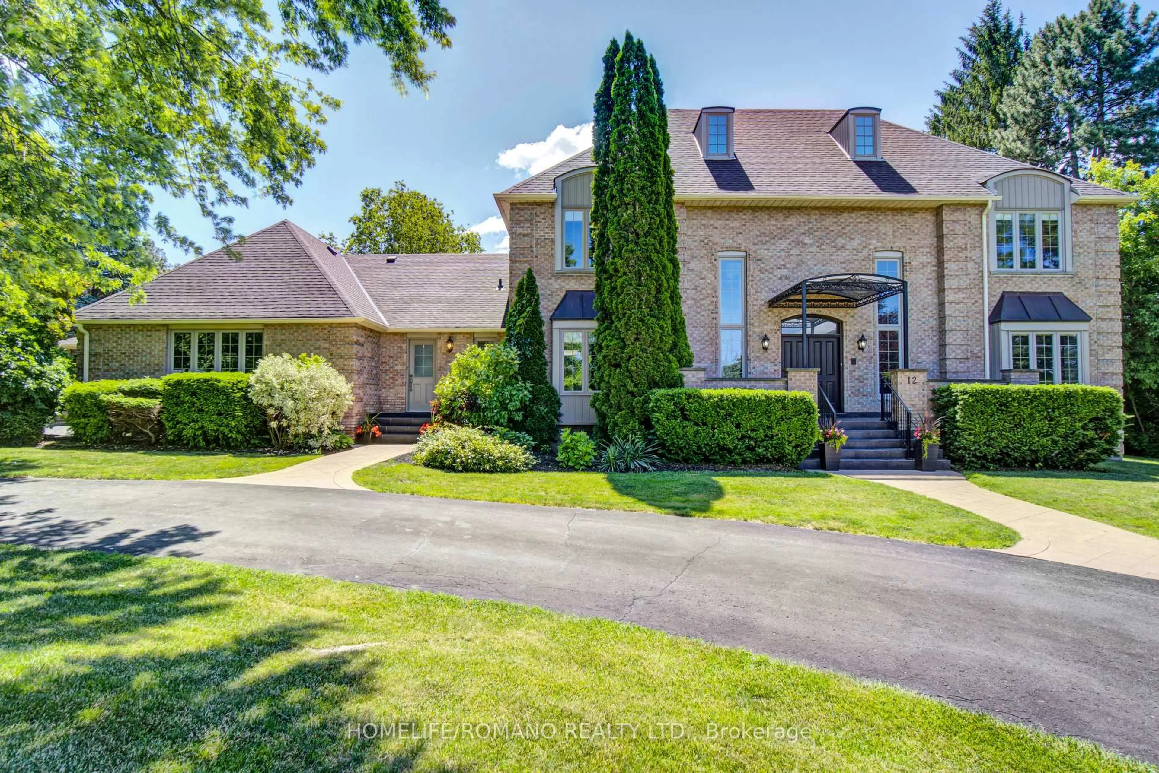 Home with brick exterior material, unknown for 12 Hedgerow Lane, Vaughan Ontario L0J 1C0